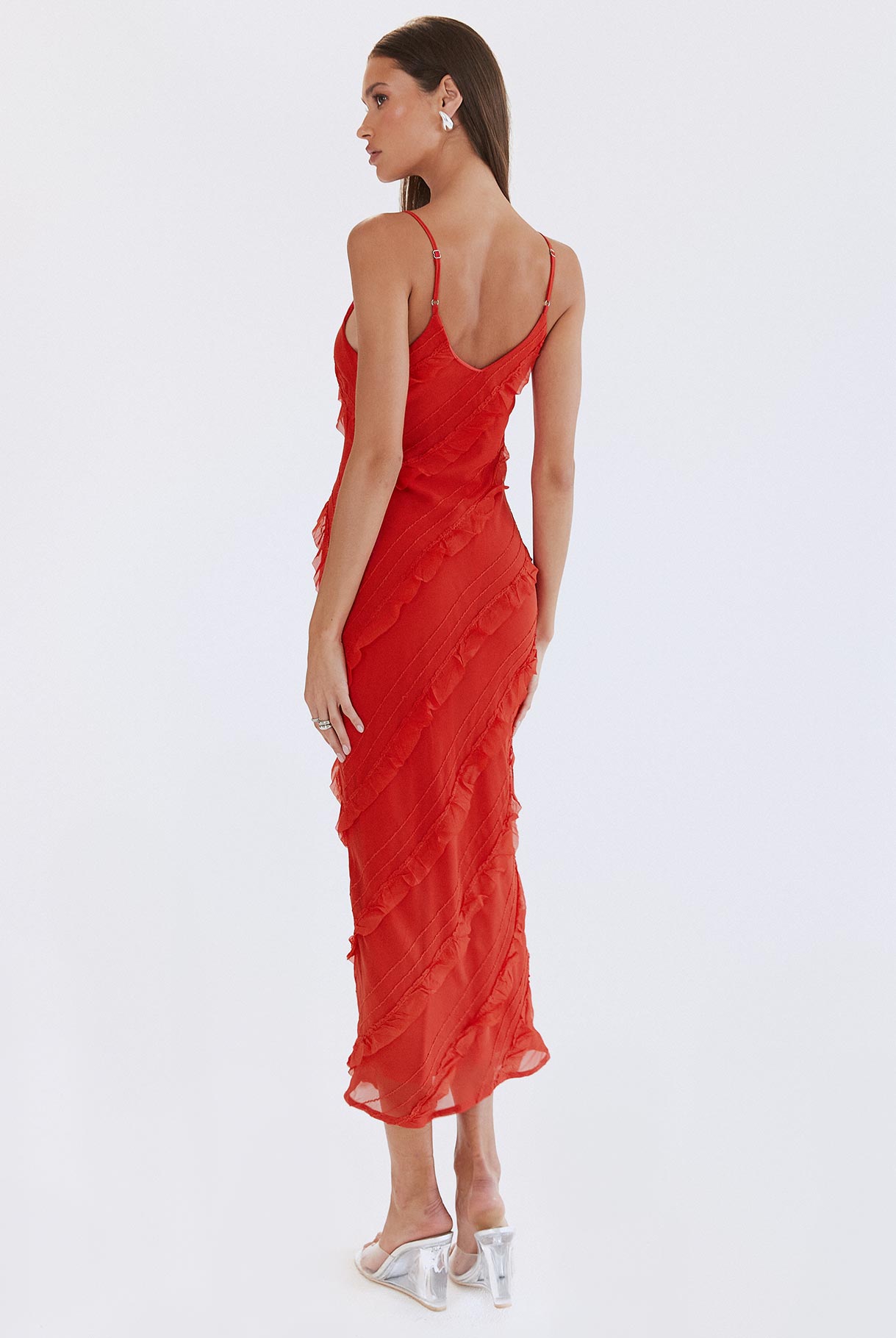 Lars Maxi Dress Red - Image 4