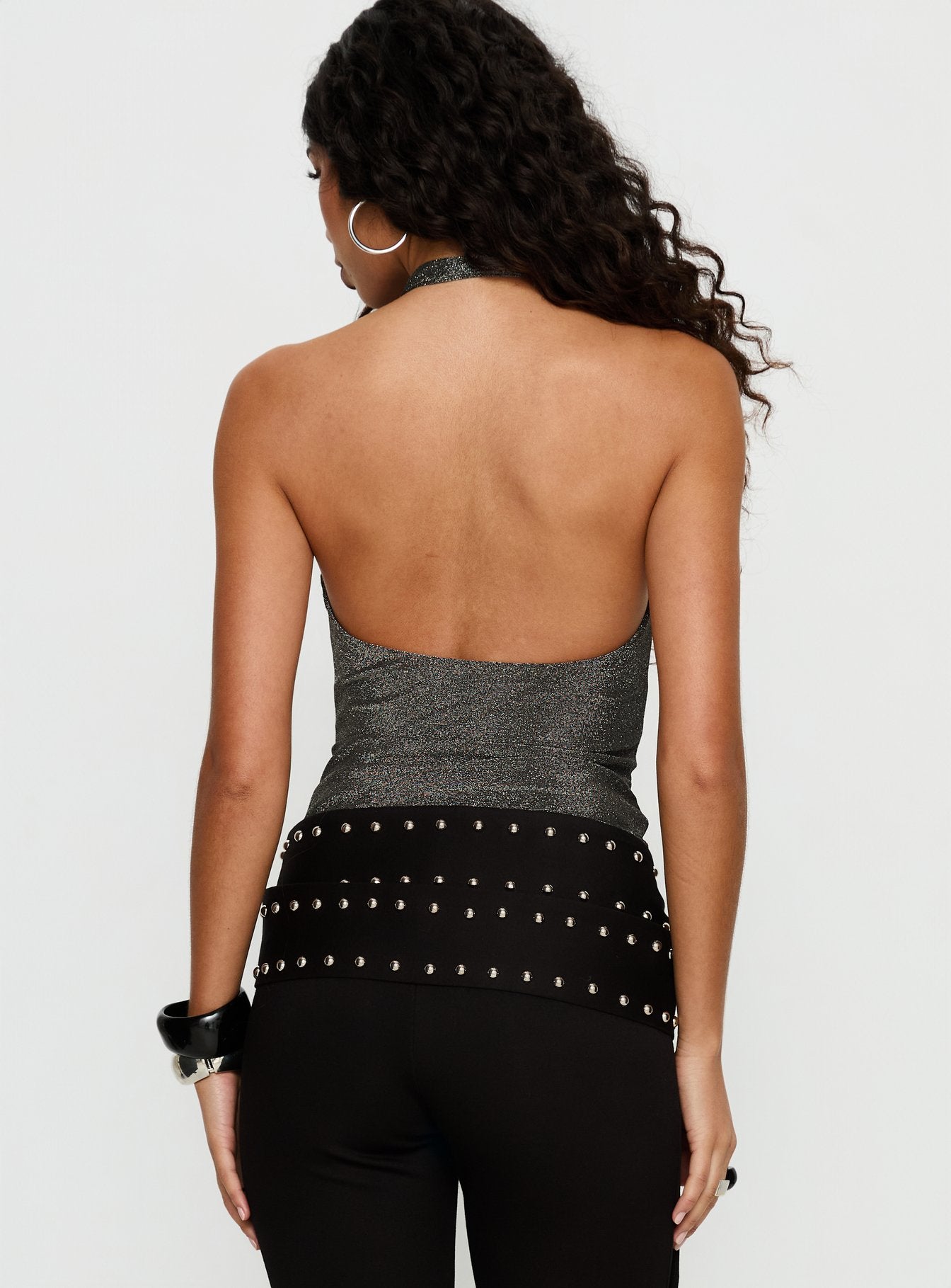 Giggle Top Charcoal Shimmer - Image 5
