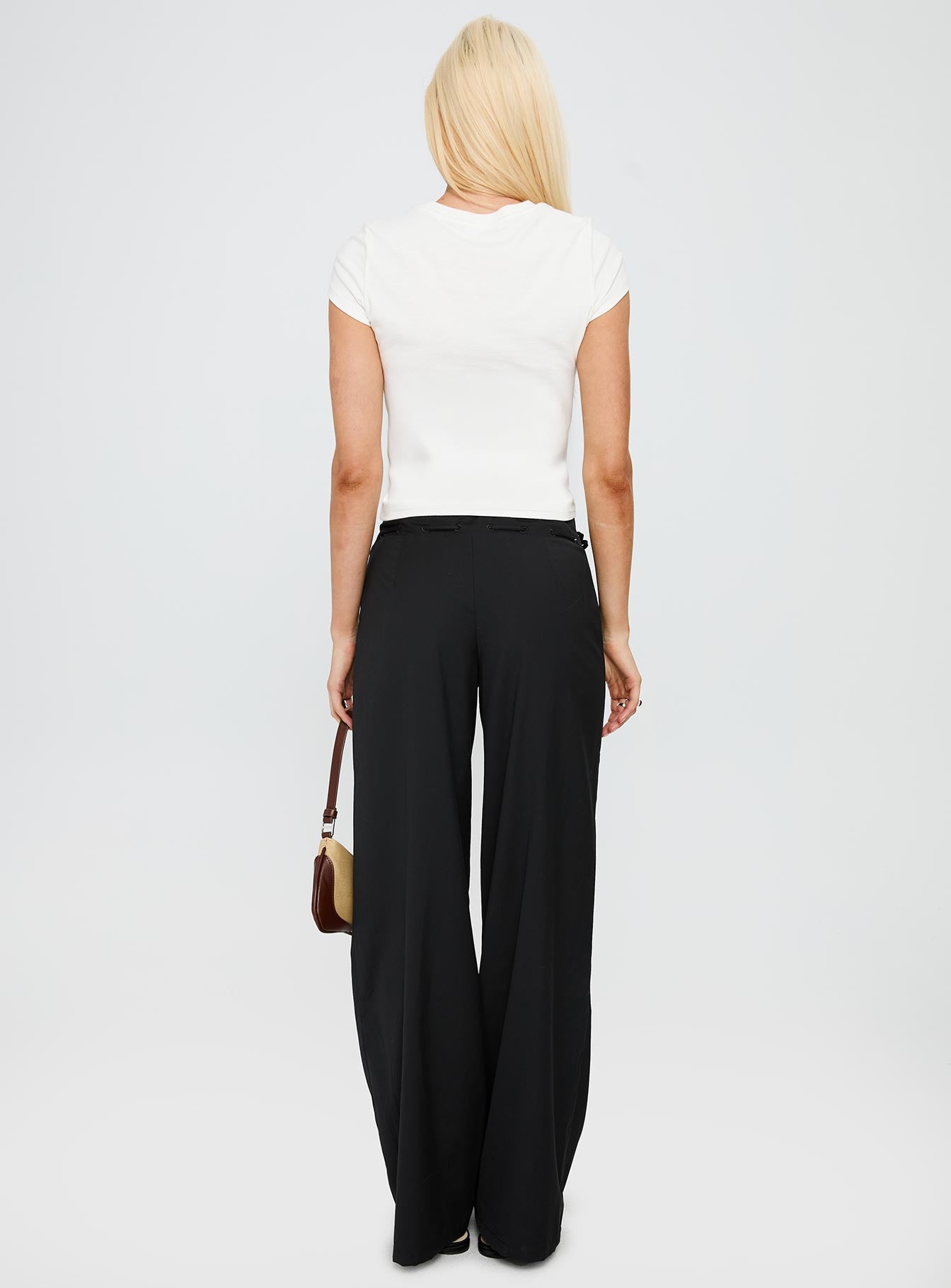 Just Have Fun Wide Leg Pant Black - Image 5