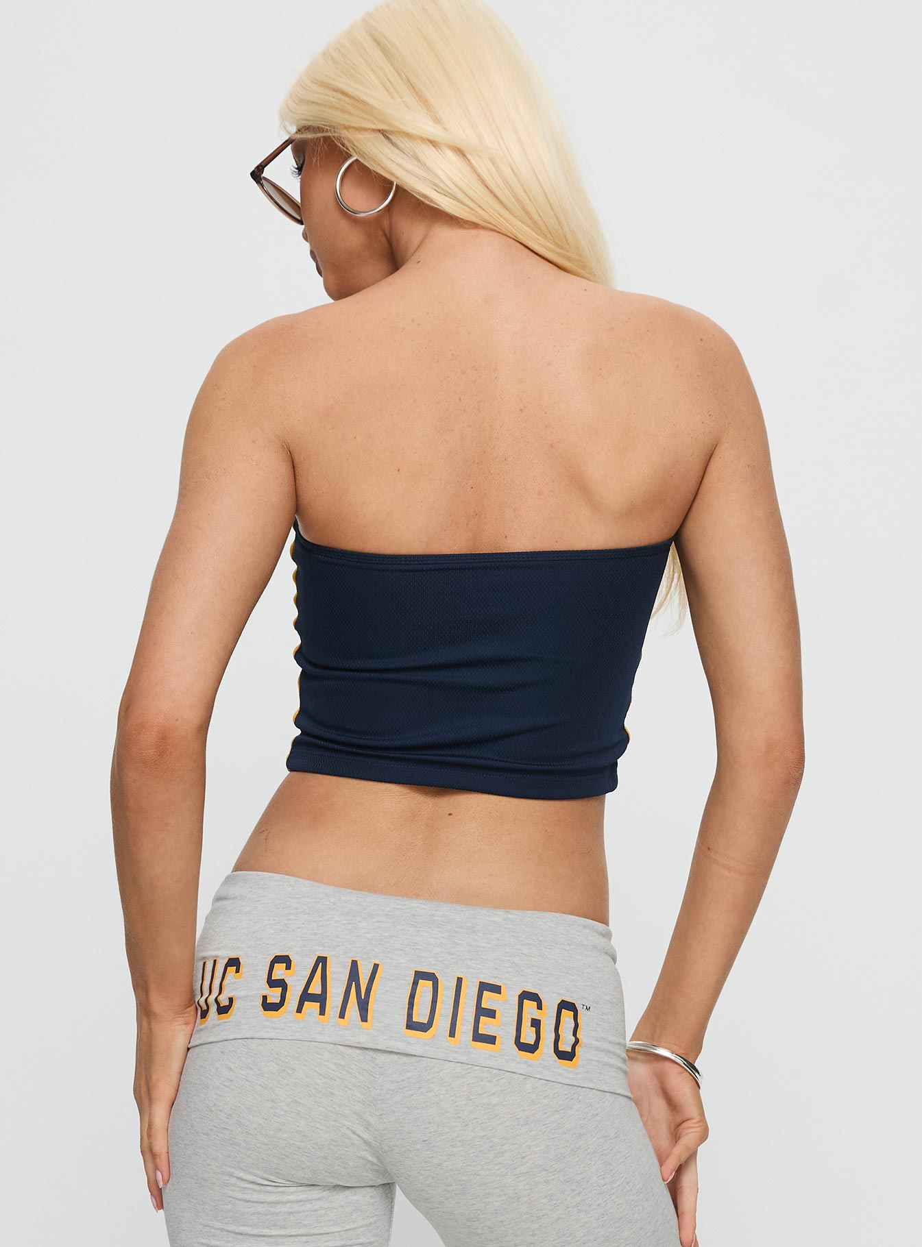 Uc San Diego Jersey Tube Top Blue - Image 5