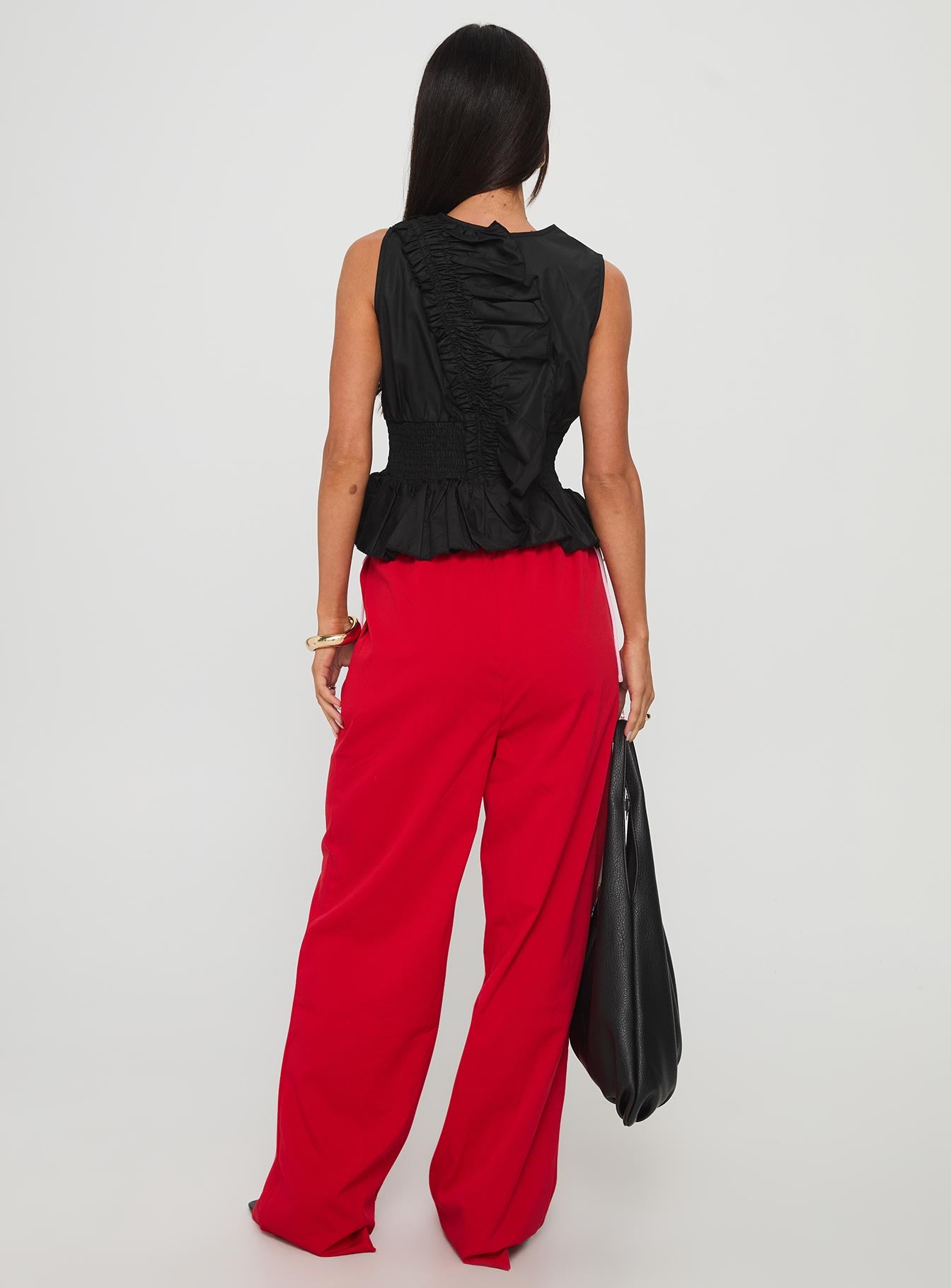 Sweet As Sugar Bow Pants Red Pink - Image 4
