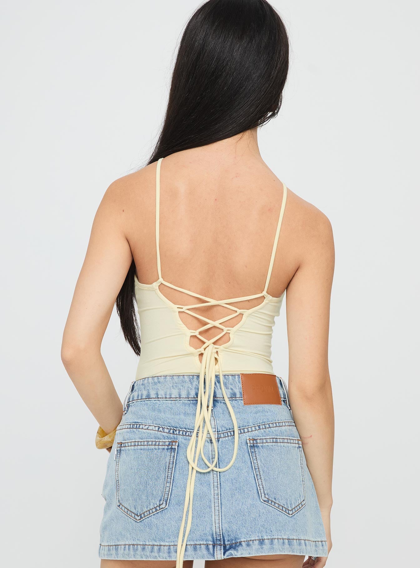 Kianu Beaded Bodysuit Lemon - Image 5