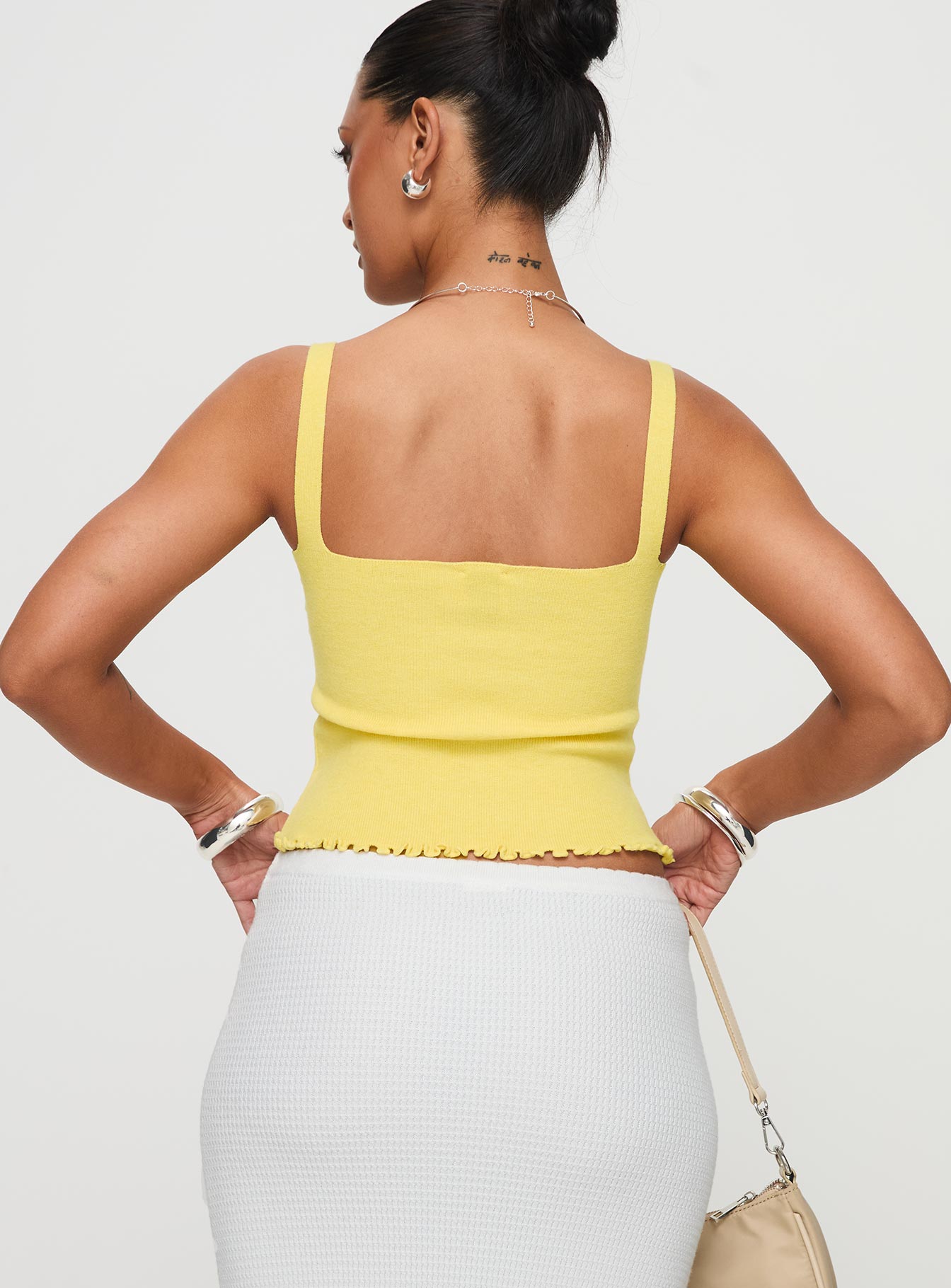 Dalma Twist Top Yellow - Image 5