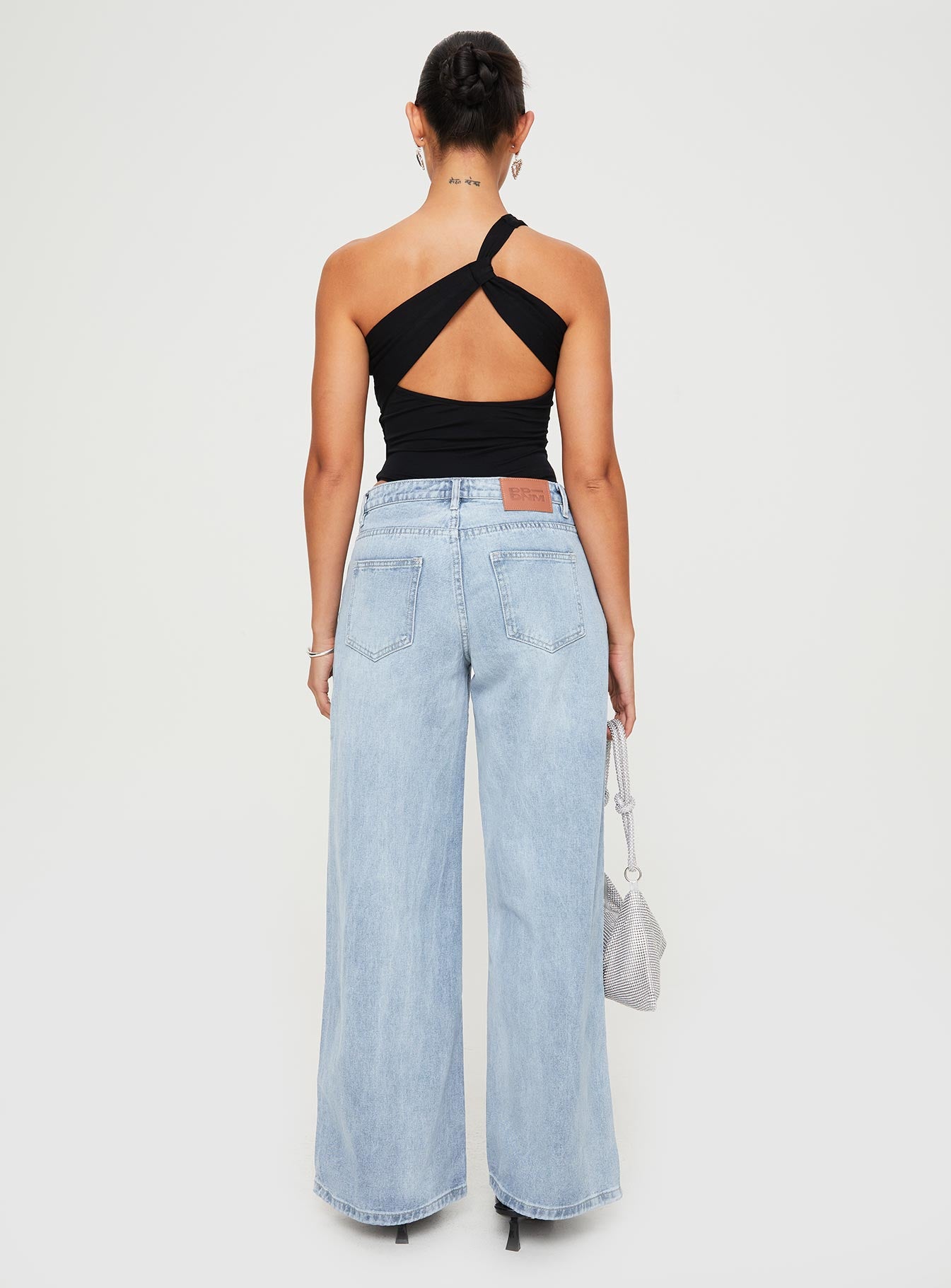 Ramos Low Rise Denim Jeans Light Wash - Image 5