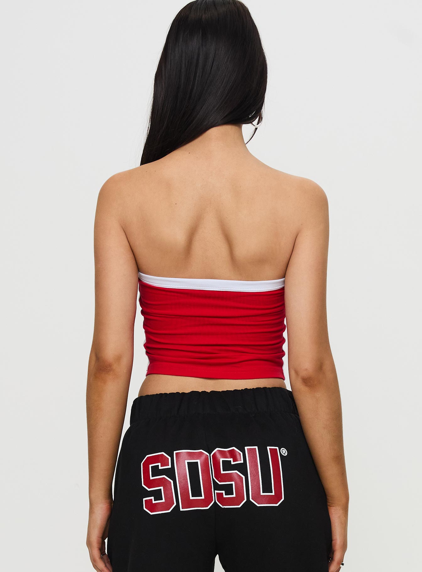 Sdsu All Star Tube Top Red - Image 5