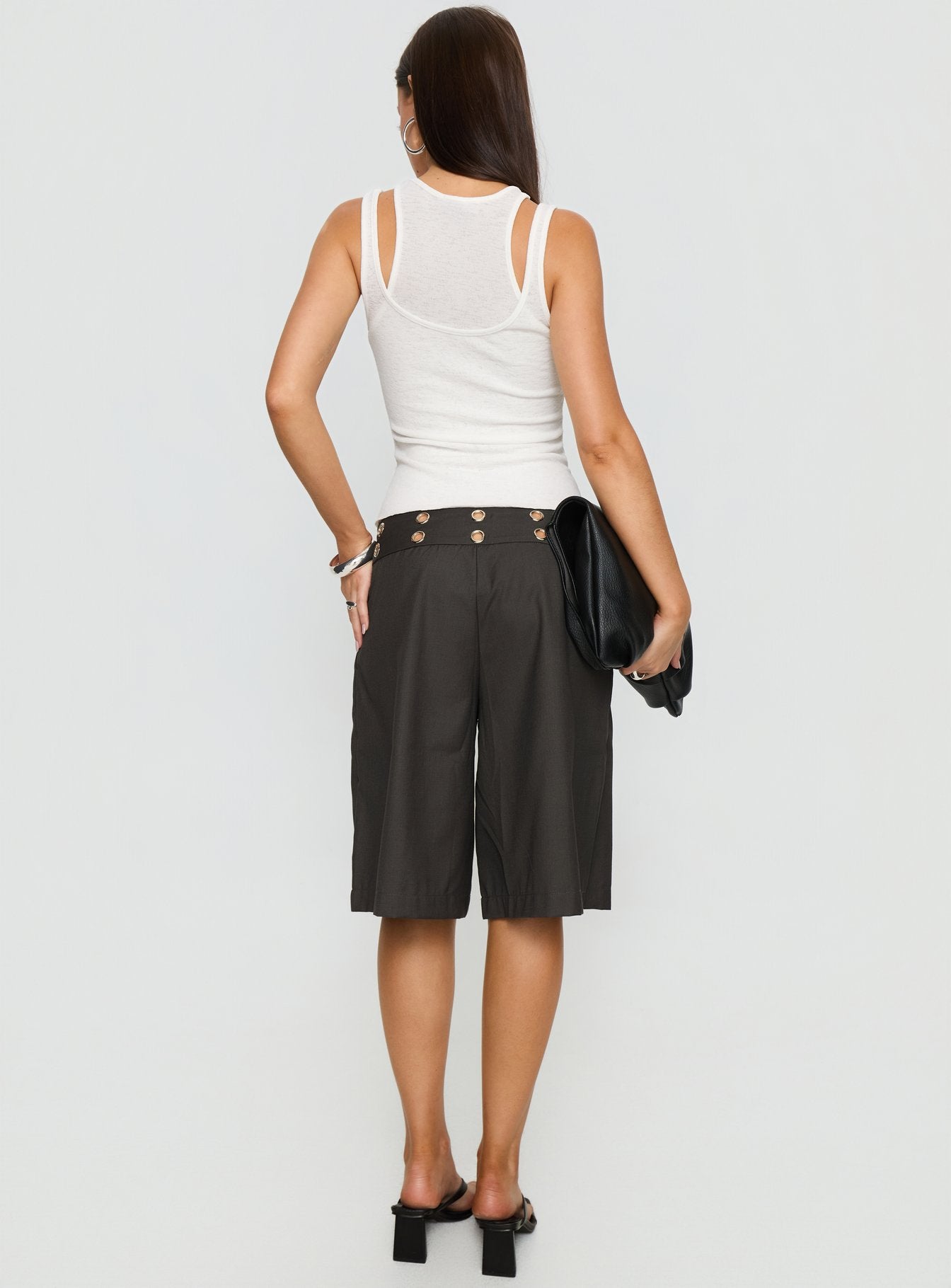 Teza Eyelet Jorts Grey - Image 5