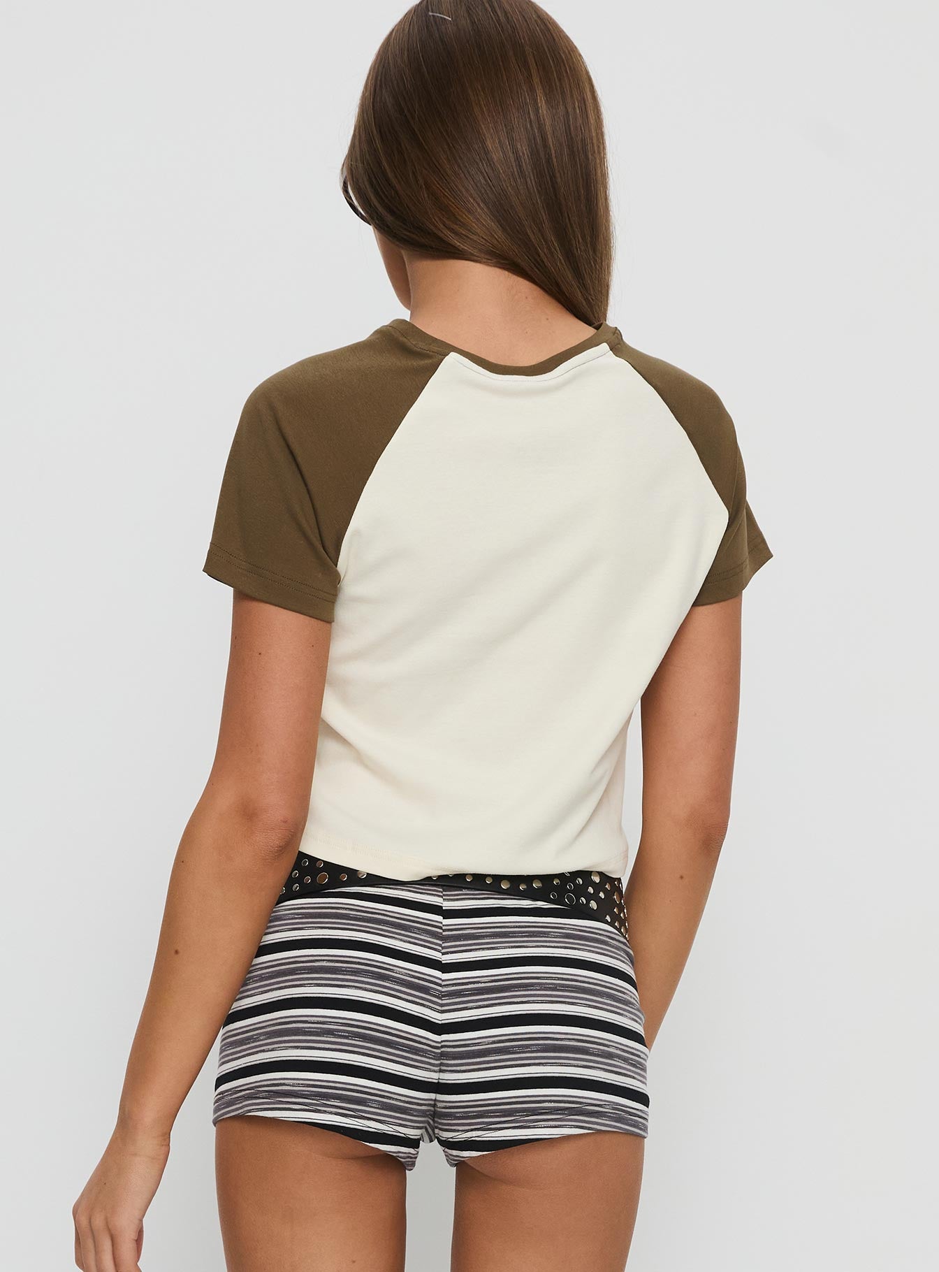 87 Classic Graphic Top White Green - Image 5