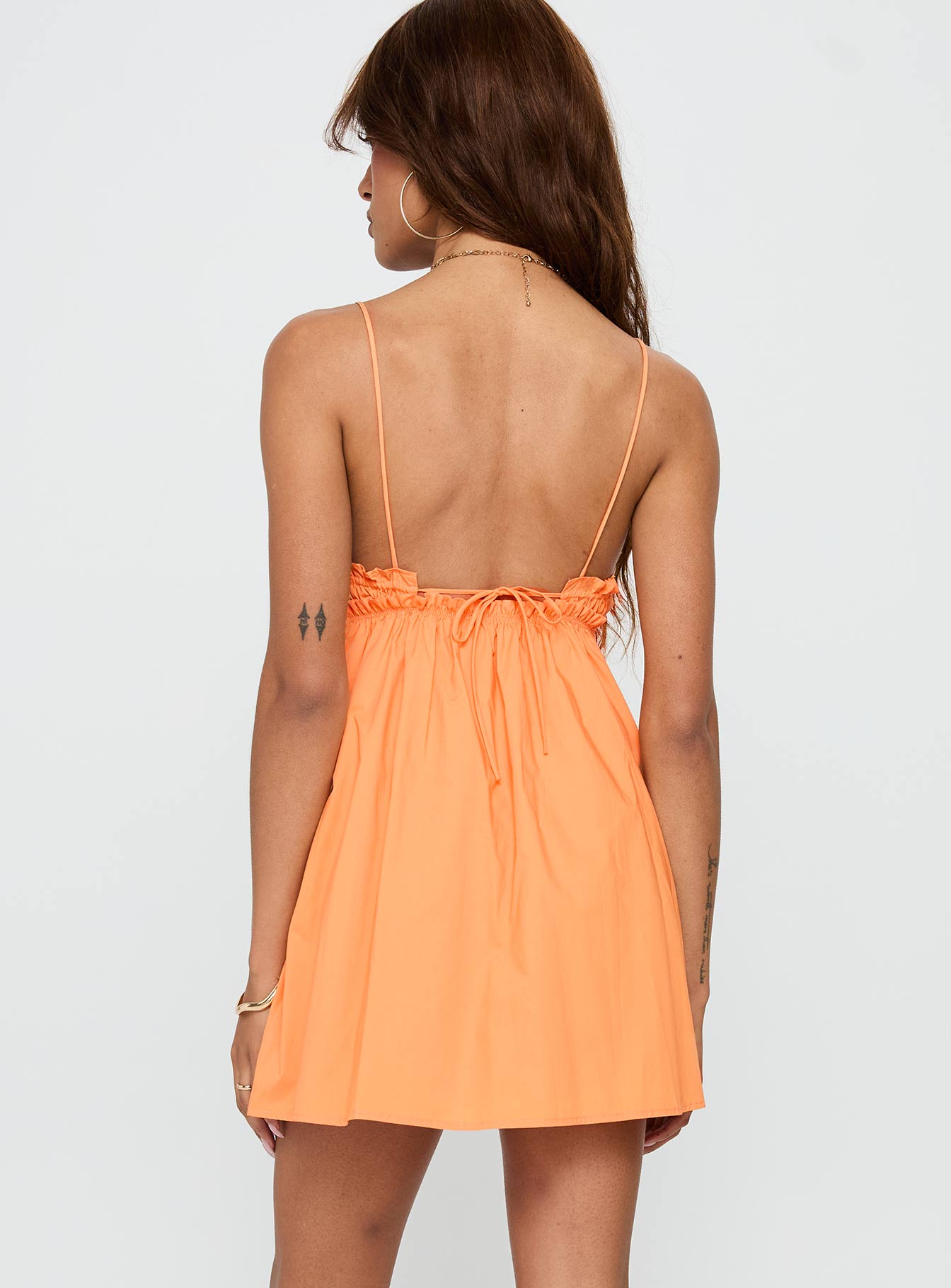 Alchemy Mini Dress Peach - Image 4
