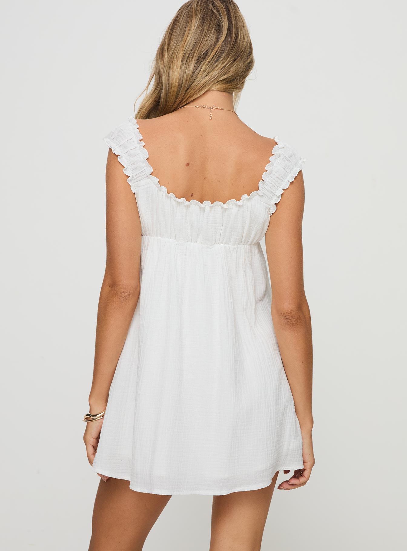 Wittek Mini Dress White - Image 5