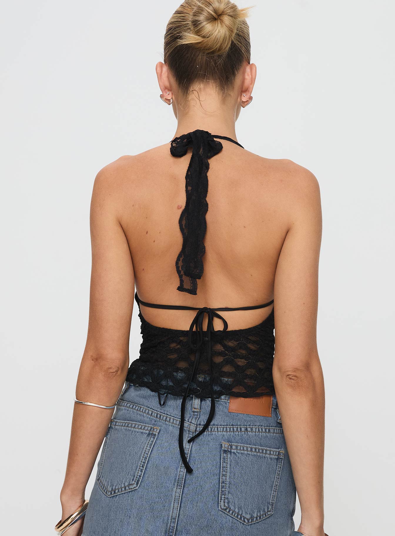 Only Angel Halter Top Black - Image 5
