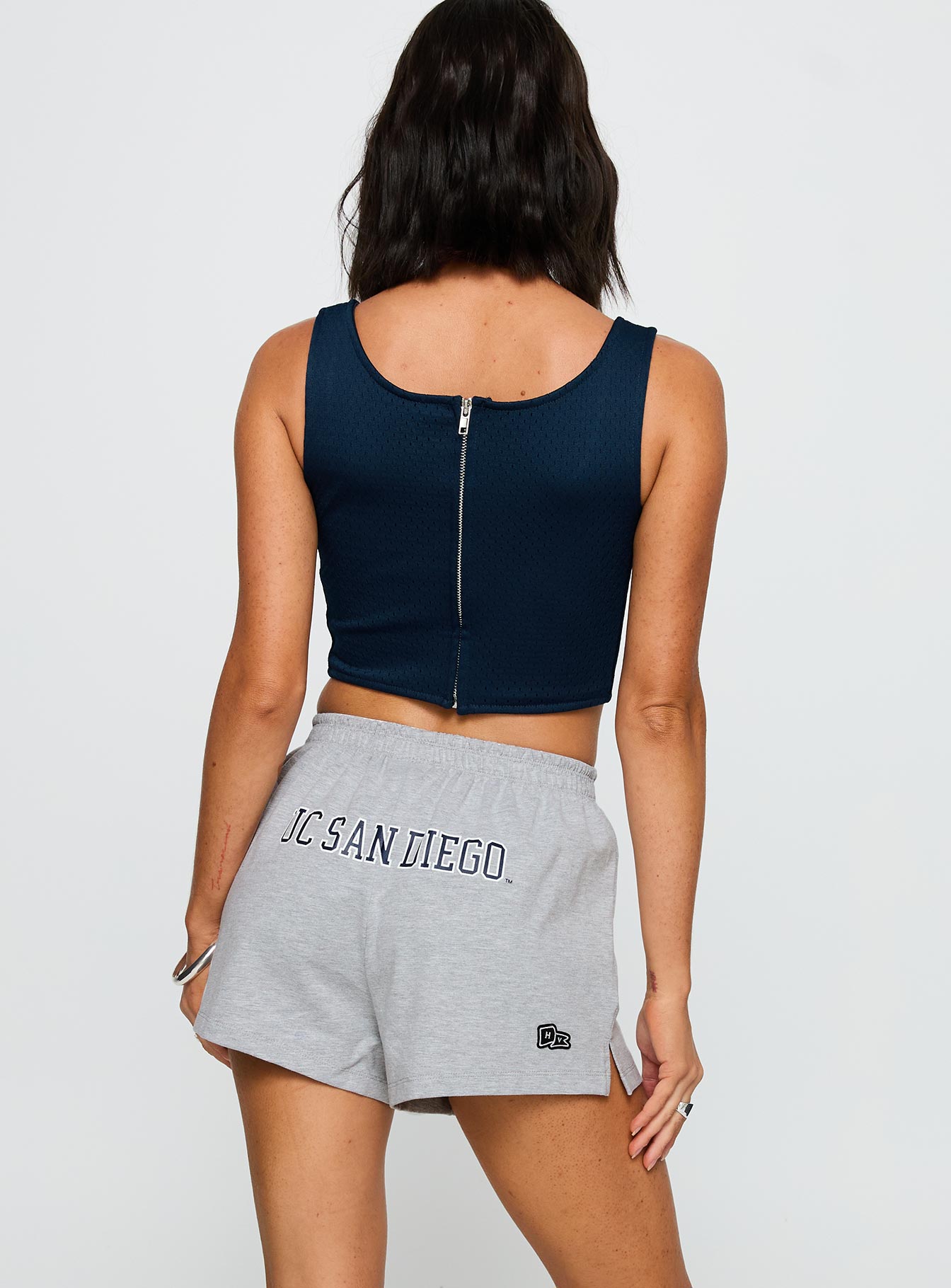 Uc San Diego Jersey Corset Top Blue - Image 5