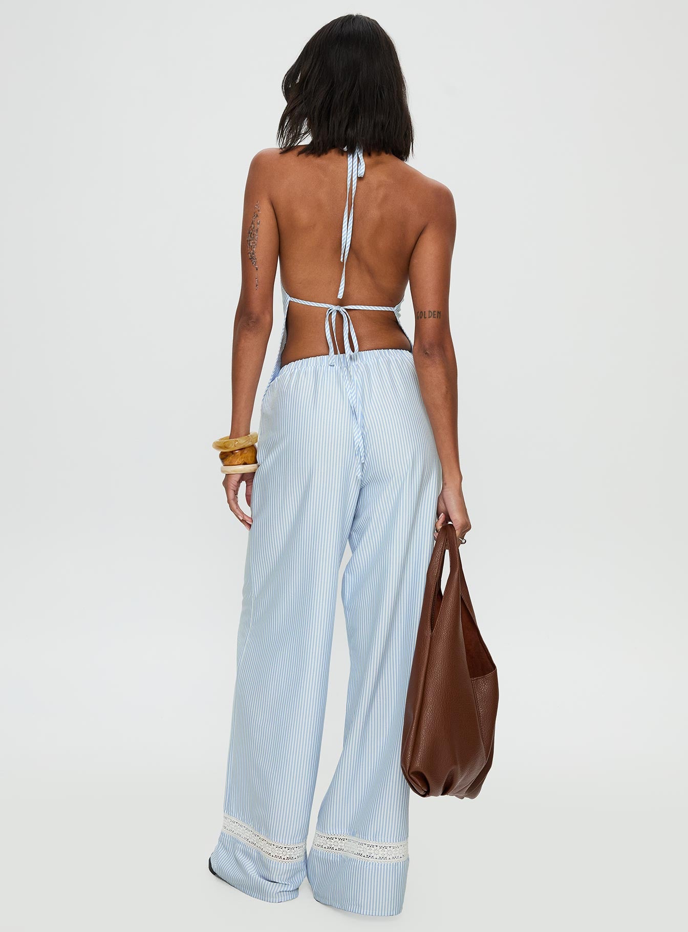 Summer Too Hot Pant Blue Stripe - Image 5