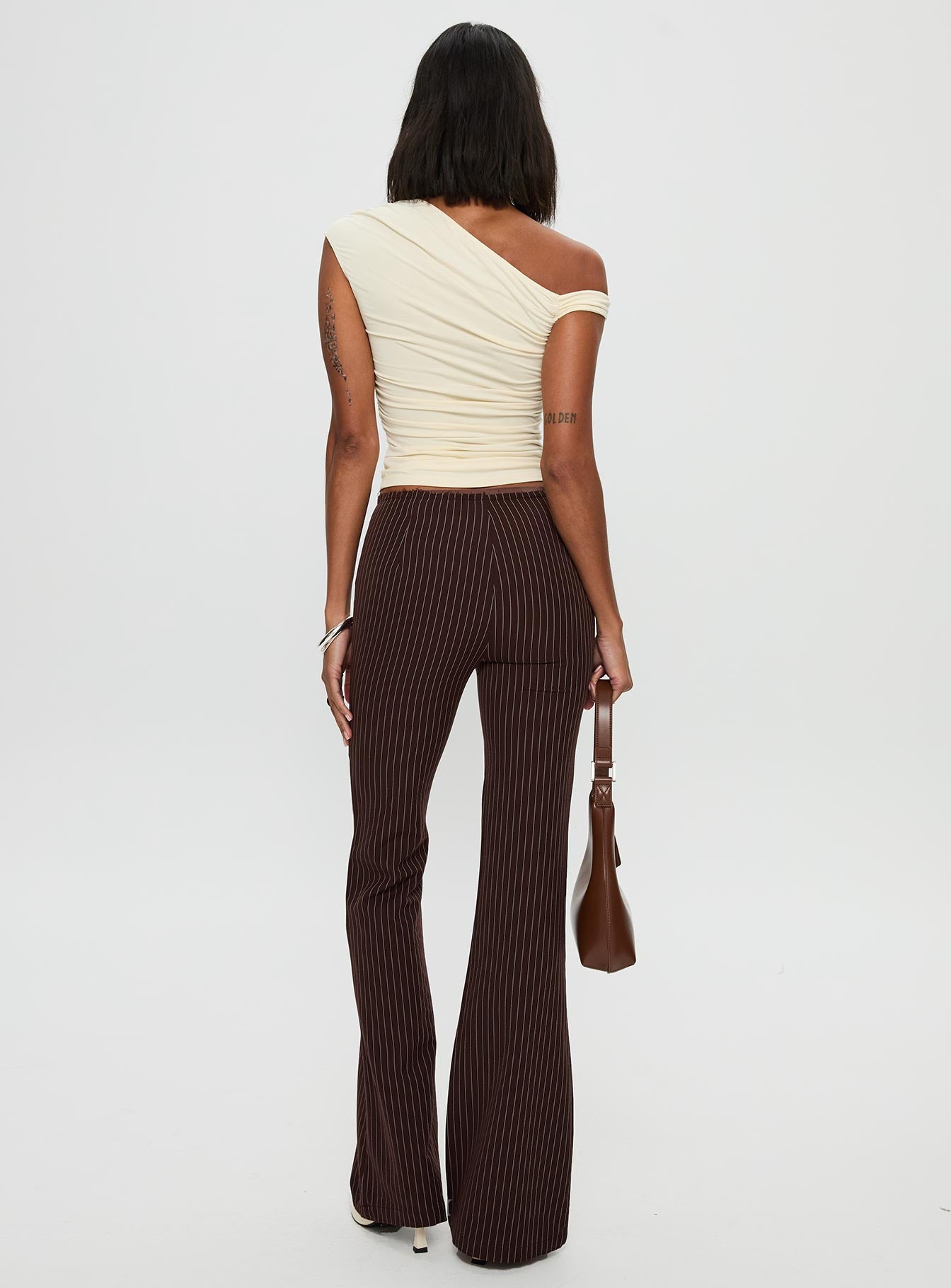 Sportia Flare Pants Brown - Image 5