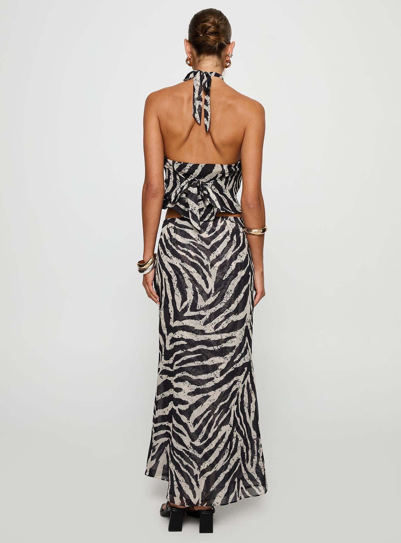 Eleganza Maxi Skirt Zebra - Image 5