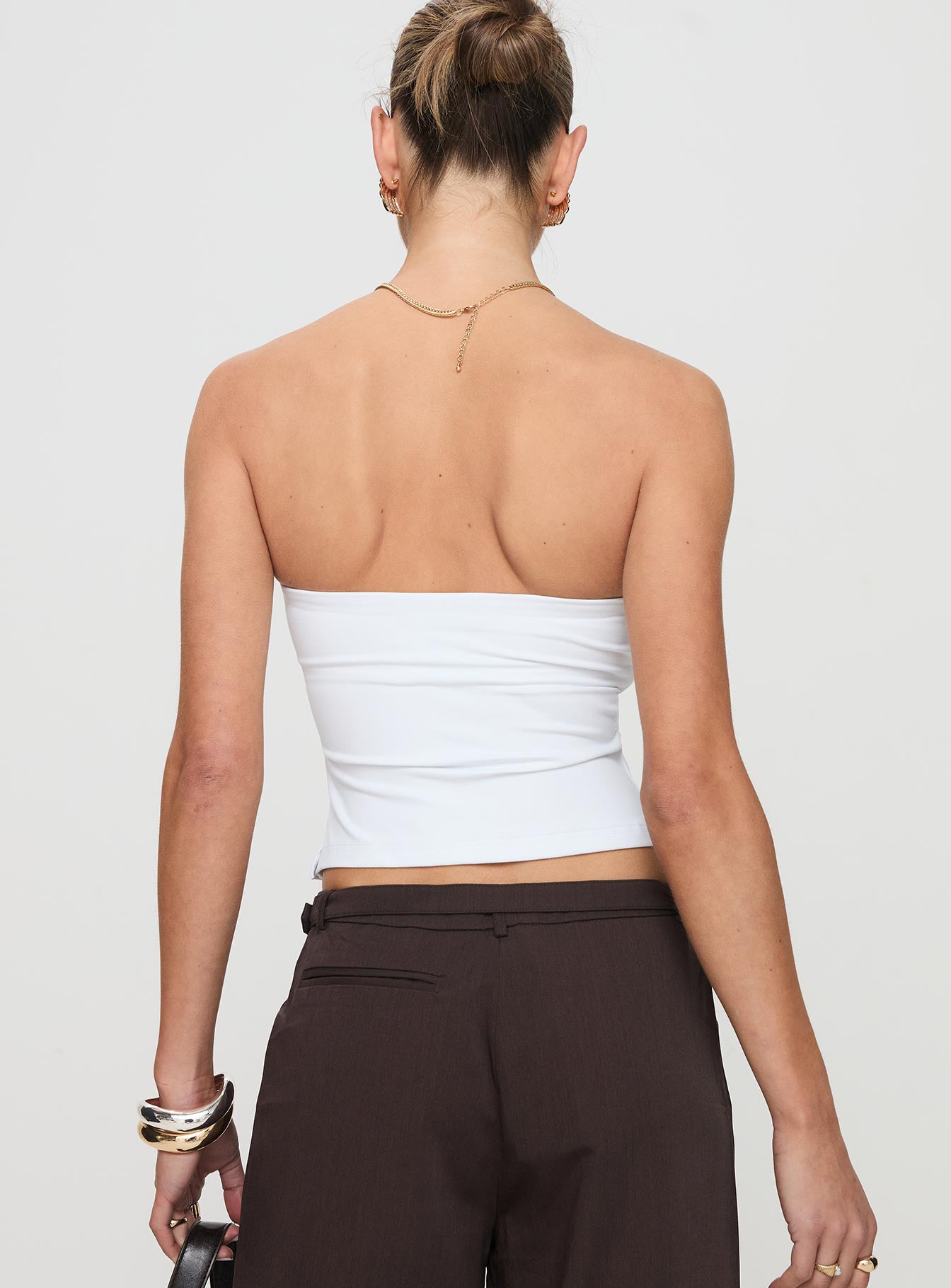 Aurorah Strapless Top White - Image 5