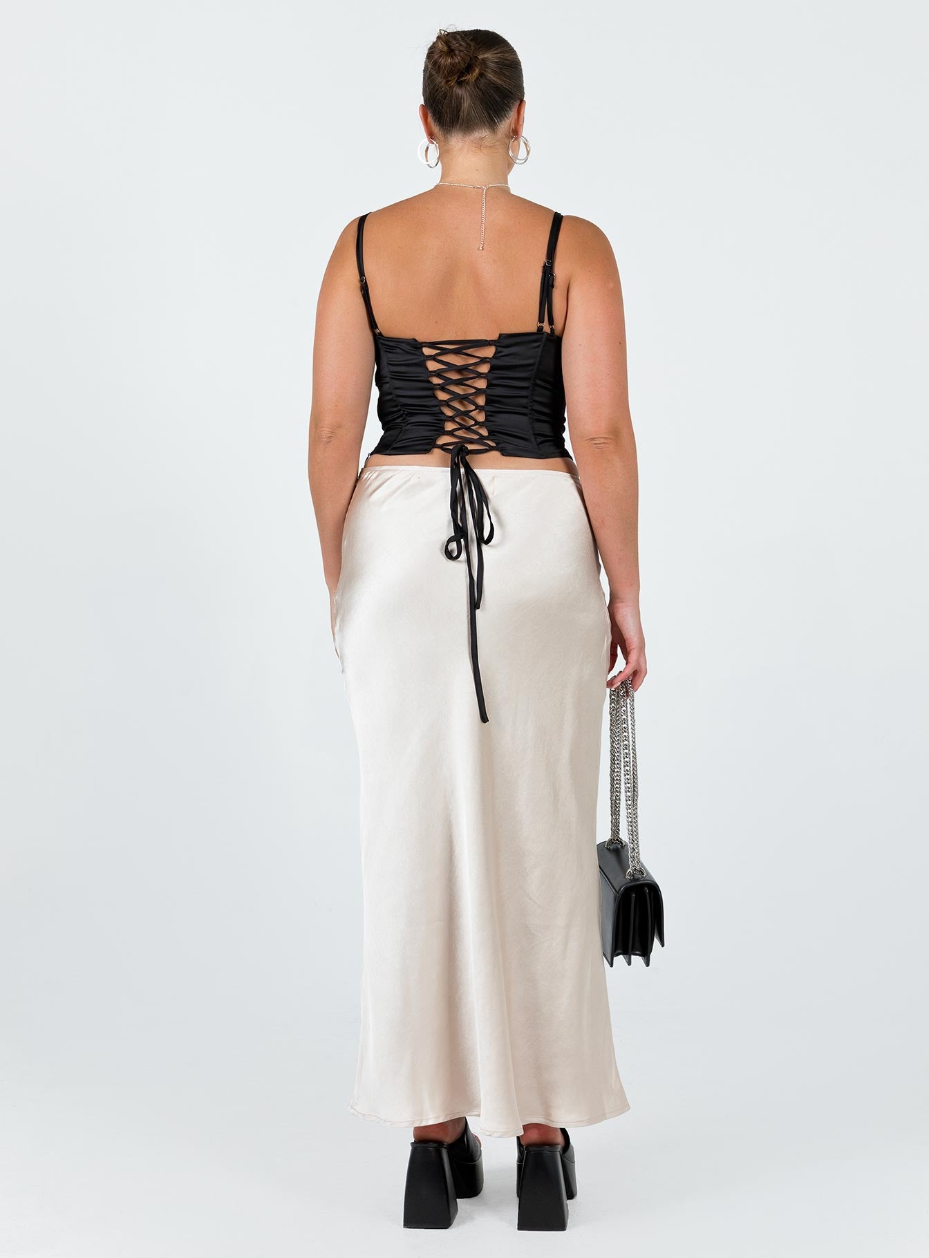 Haley Maxi Skirt Champagne - Image 6