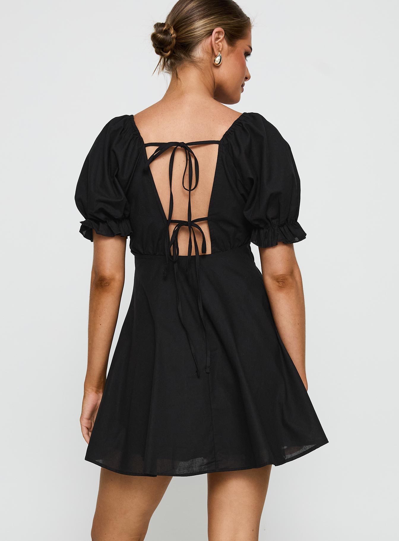 Blissful Mini Dress Black - Image 4