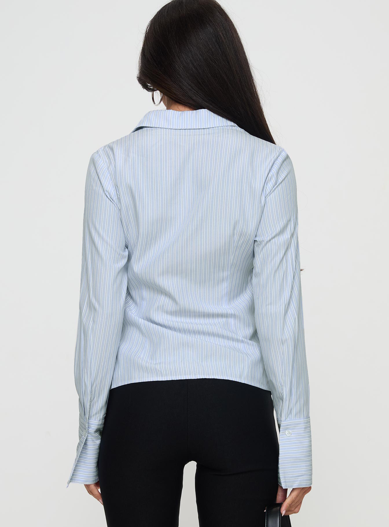 Rush Hour Long Sleeve Top Blue Stripe - Image 5