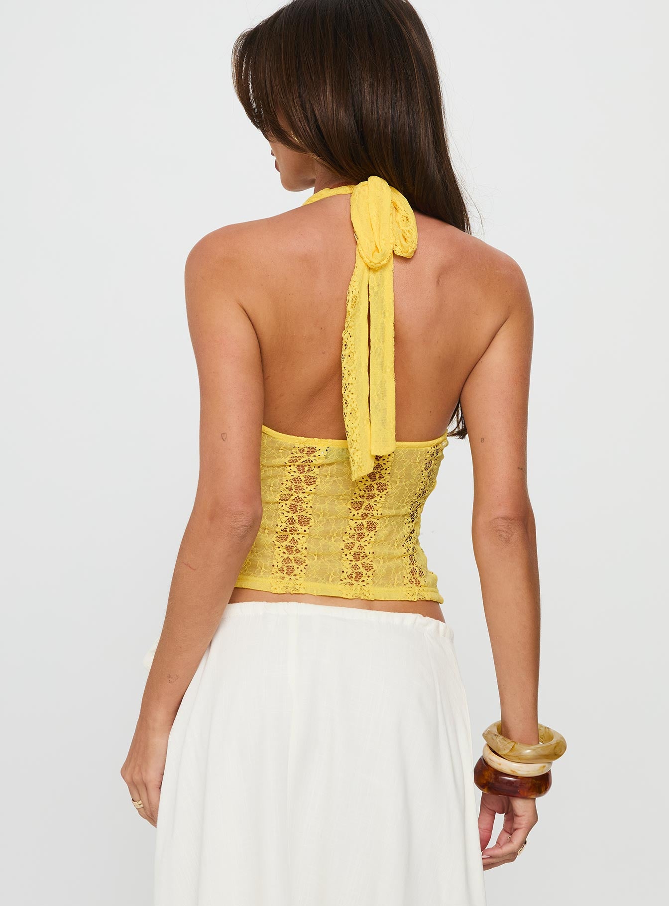 Cruizer Halter Top Yellow - Image 5