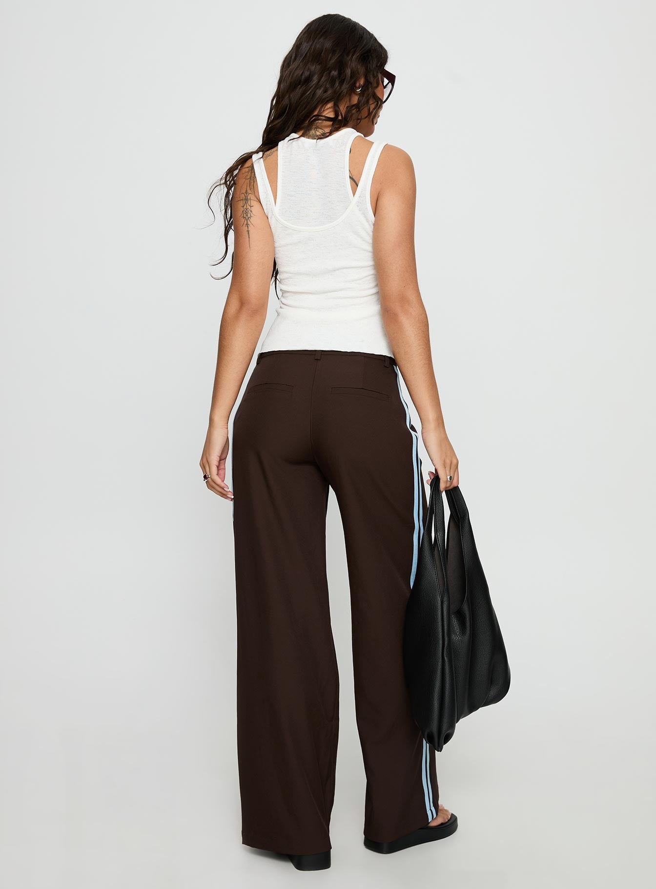 Wendi Tipping Suit Pant Brown Blue - Image 5