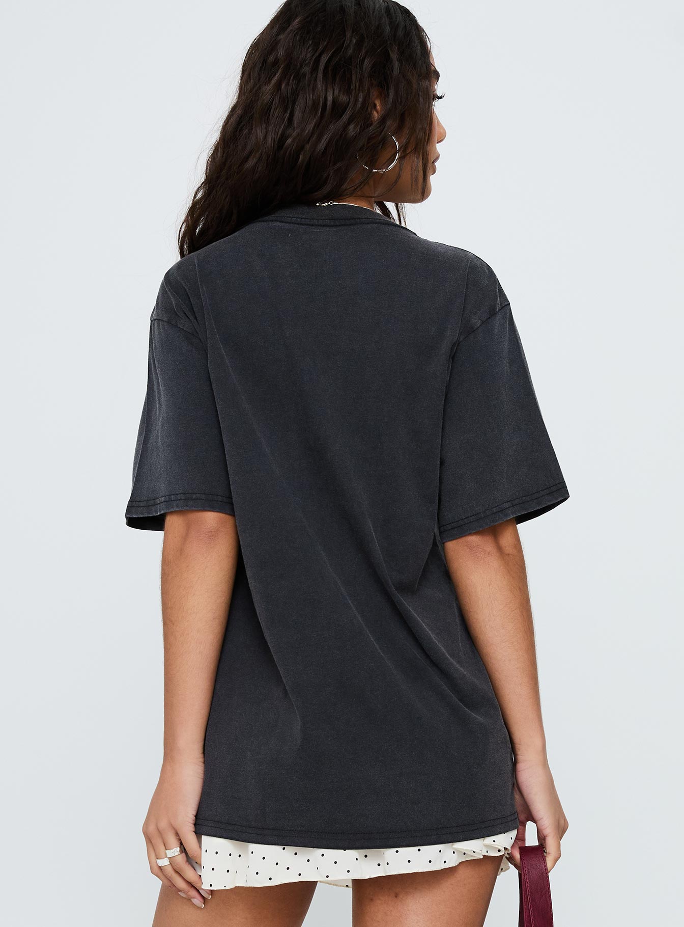 Blondie Vintage Oversized Graphic Tee Black - Image 5
