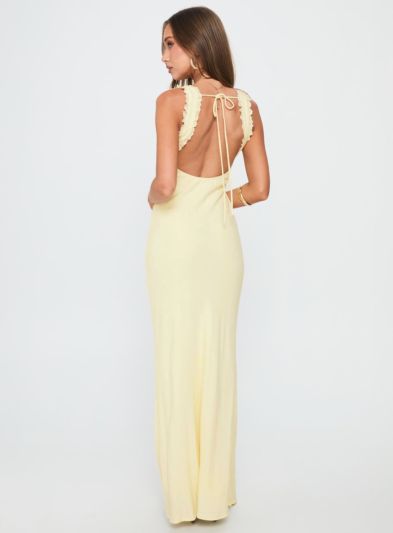 Lillette Maxi Dress Lemon - Image 5