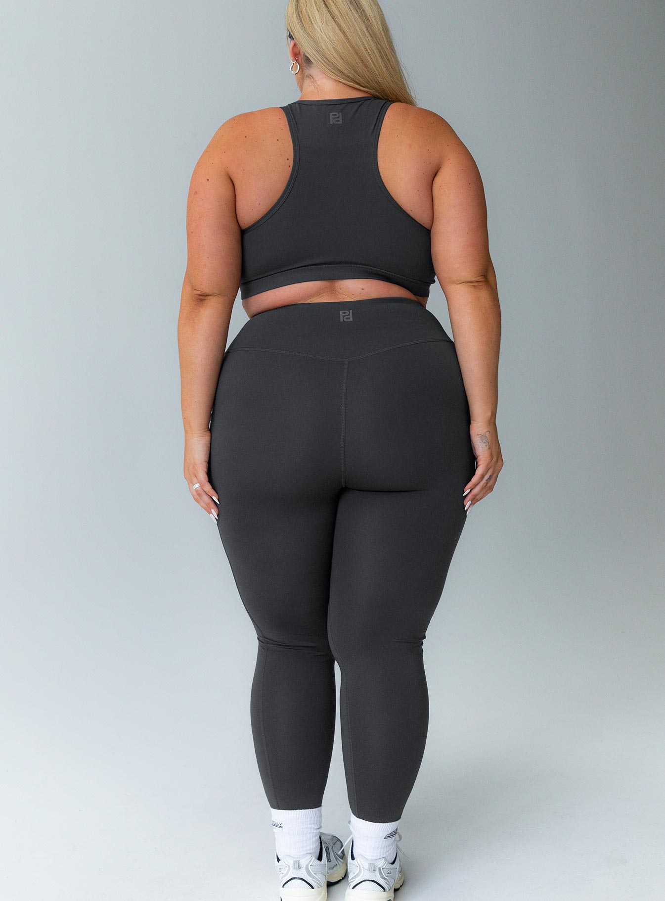 Unstoppable Activewear 78 Leggings Grey Curve - Image 4