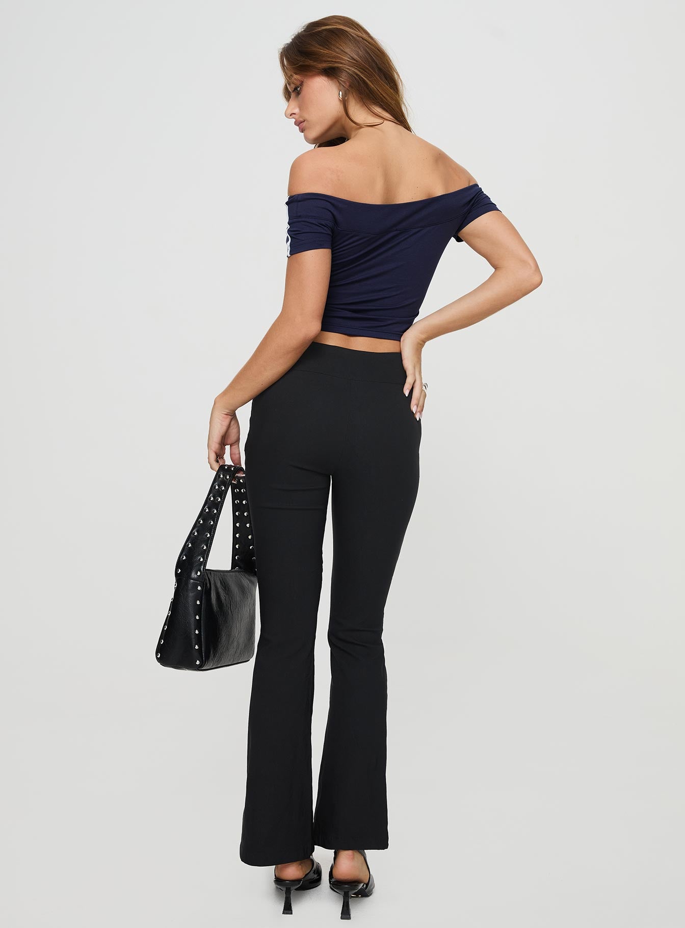 Everyday Flared Pants Black - Image 4