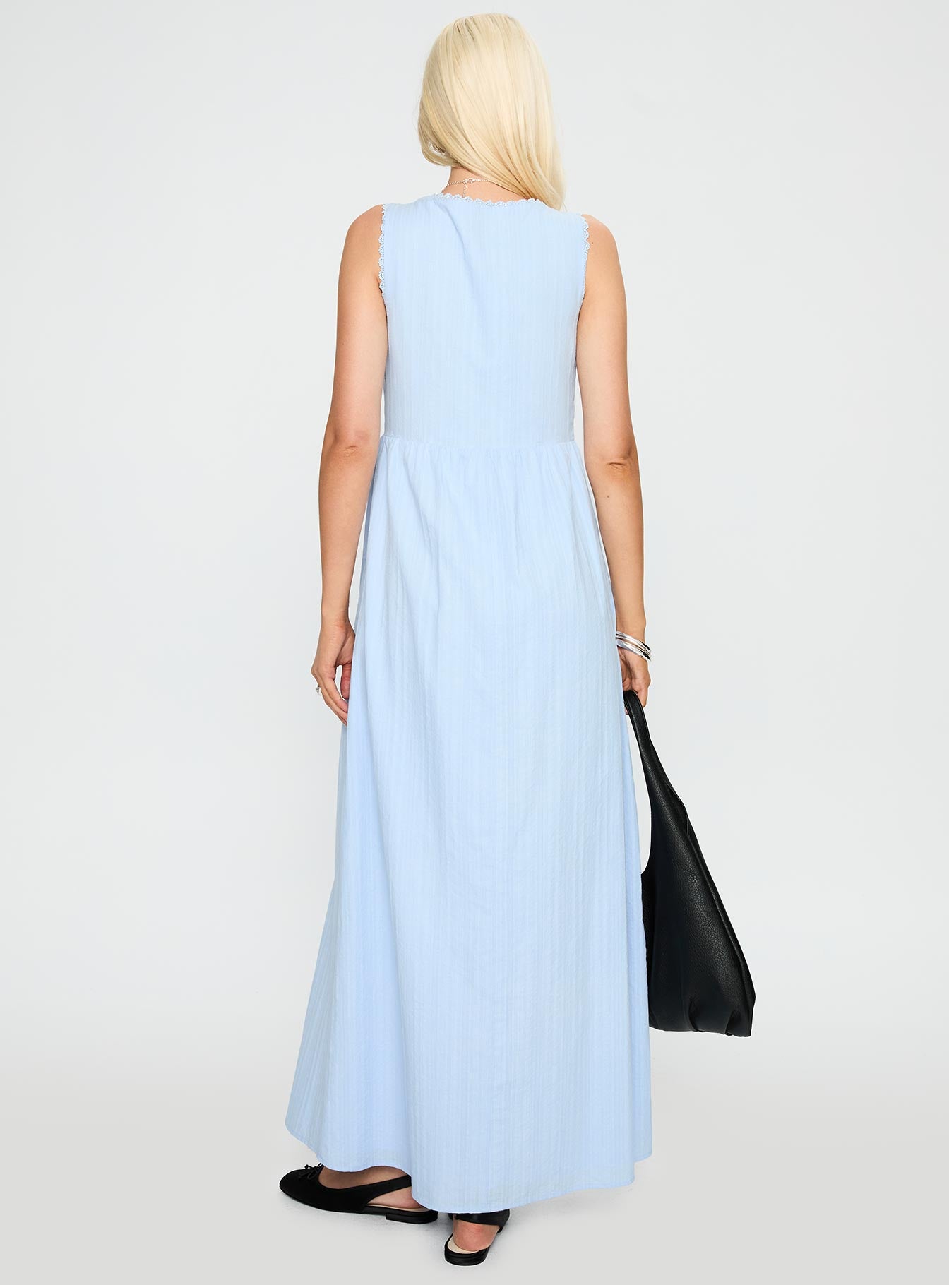 Elyza Maxi Dress Blue - Image 4