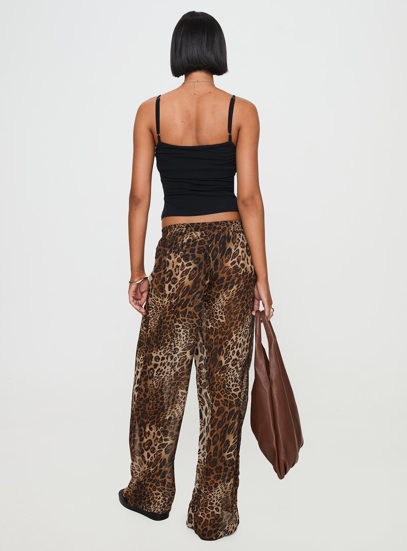 Fyre Wide Leg Pant Leopard Petite - Image 5