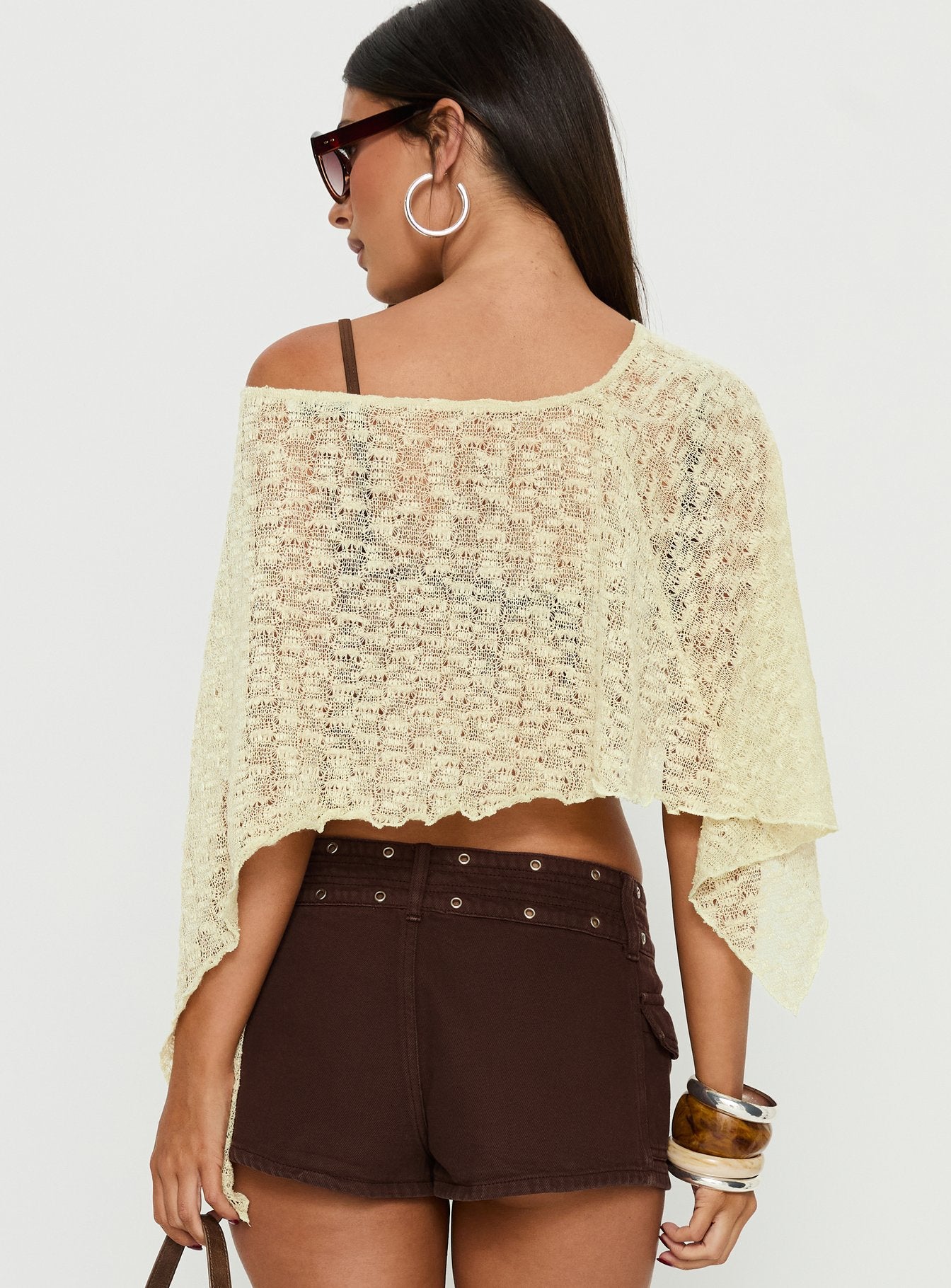 Nelida Sheer Poncho Green - Image 5