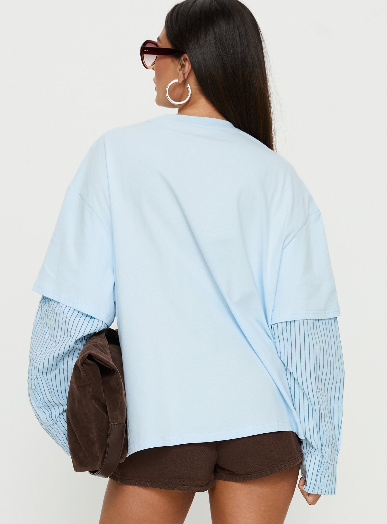 Renelle Layered Long Sleeve Top Multi - Image 5