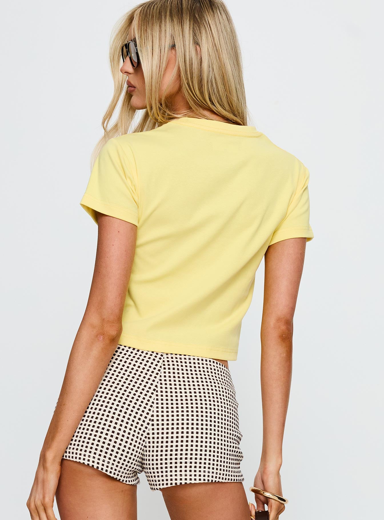 Jeep Girl Graphic Top Yellow - Image 5