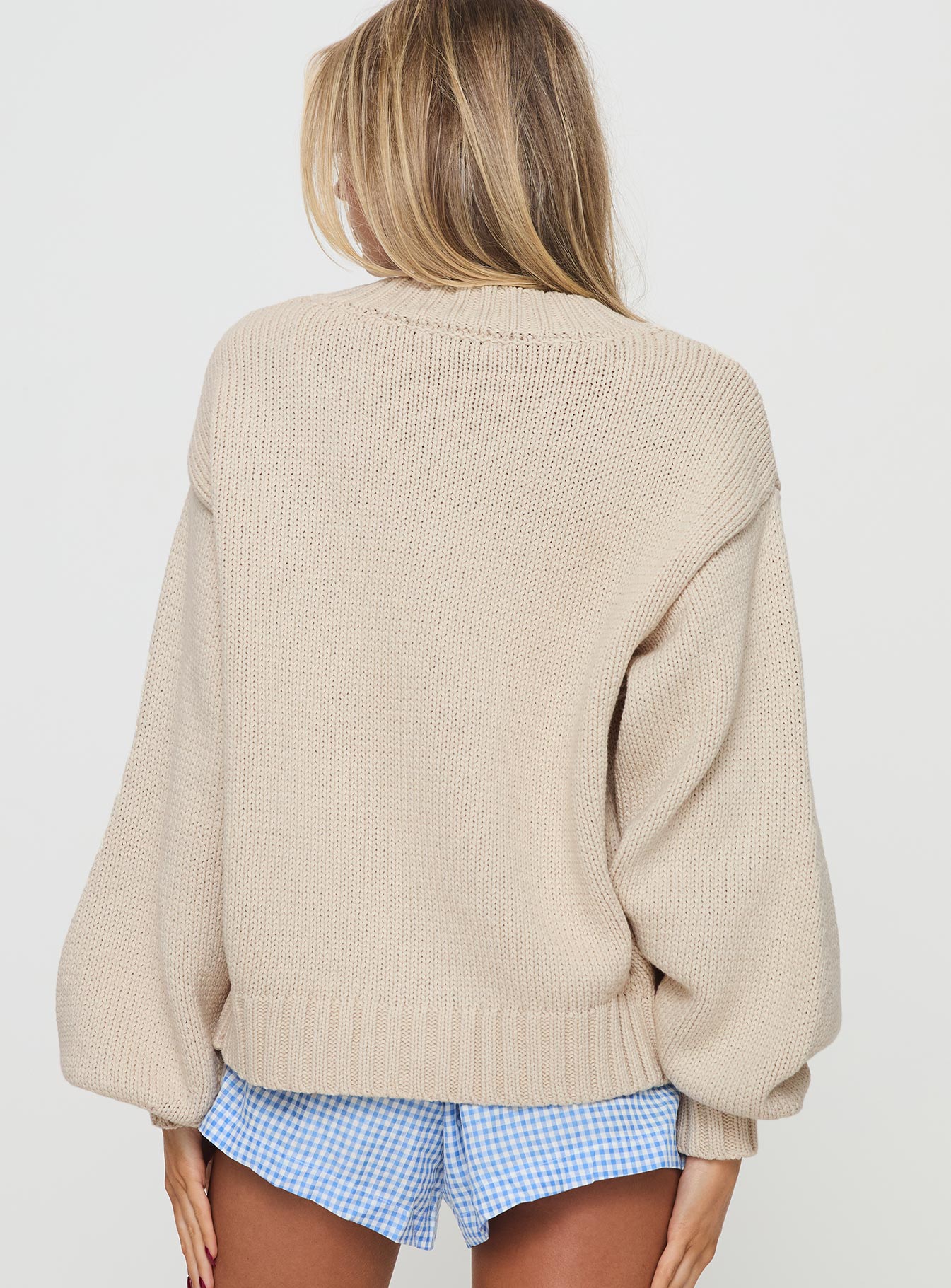 Edern Cardigan Cream - Image 5
