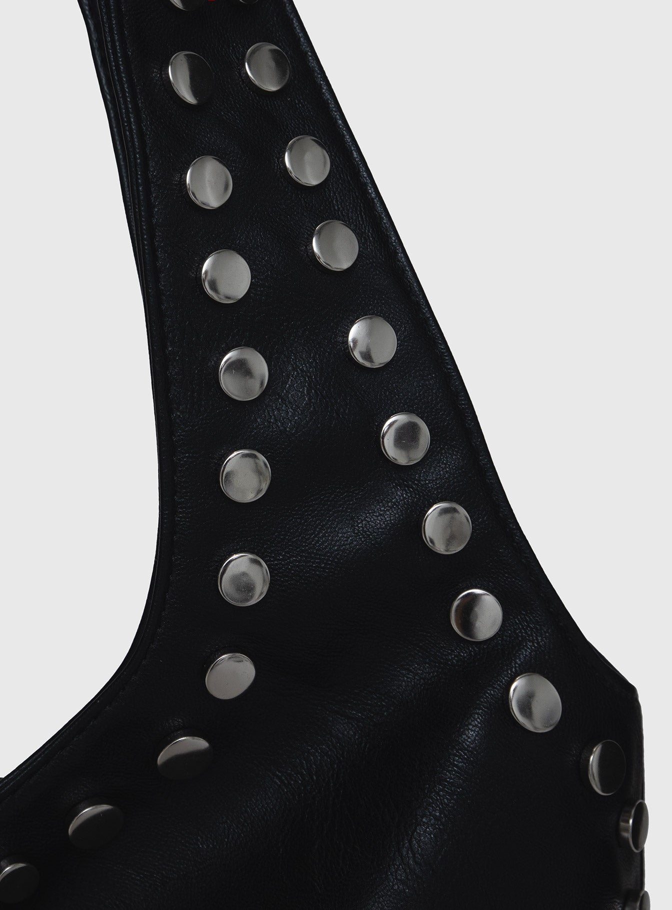 Tell The Truth Studded Bag Black Silver - Image 5