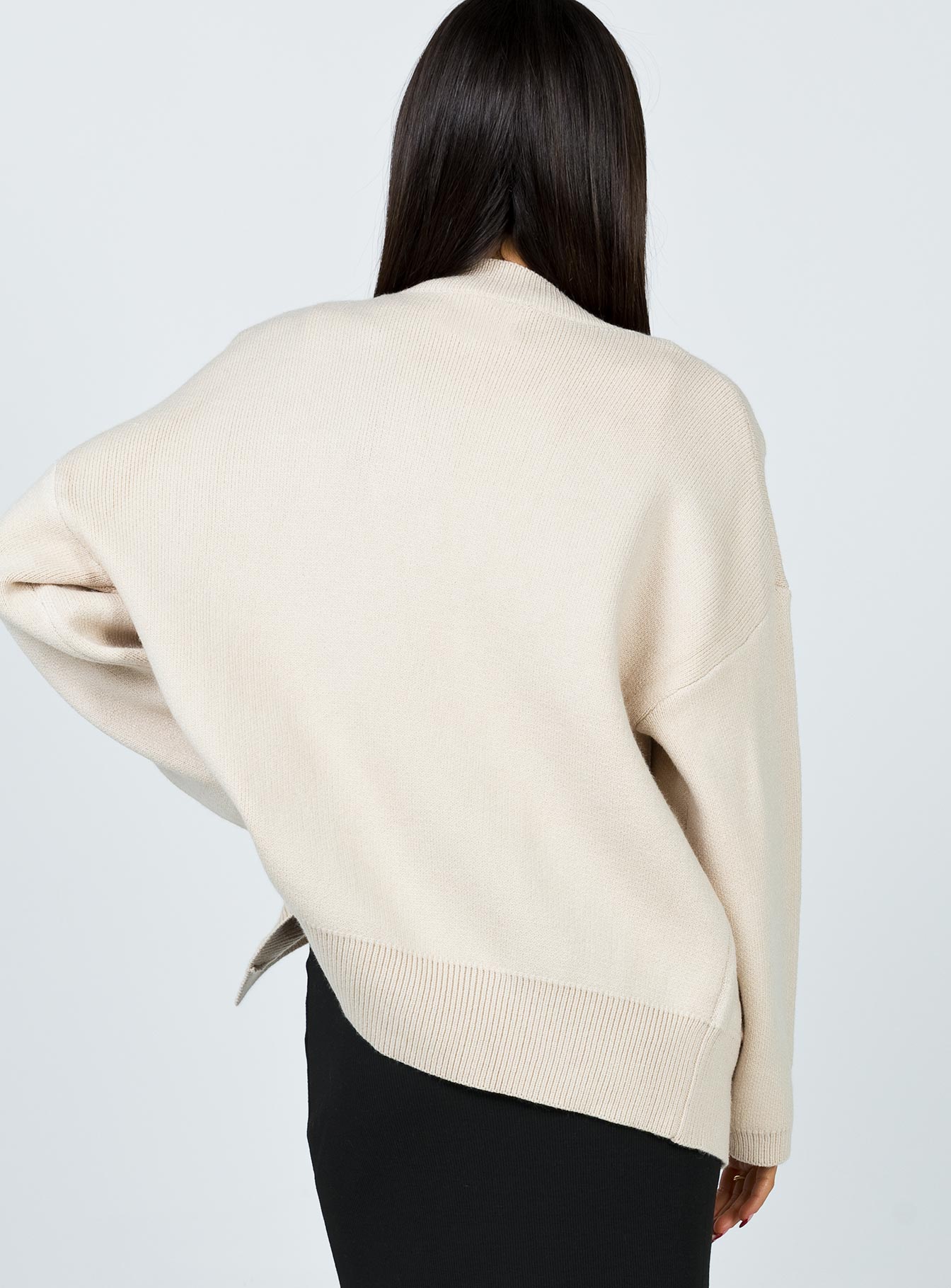 Burke Cardigan Cream - Image 9