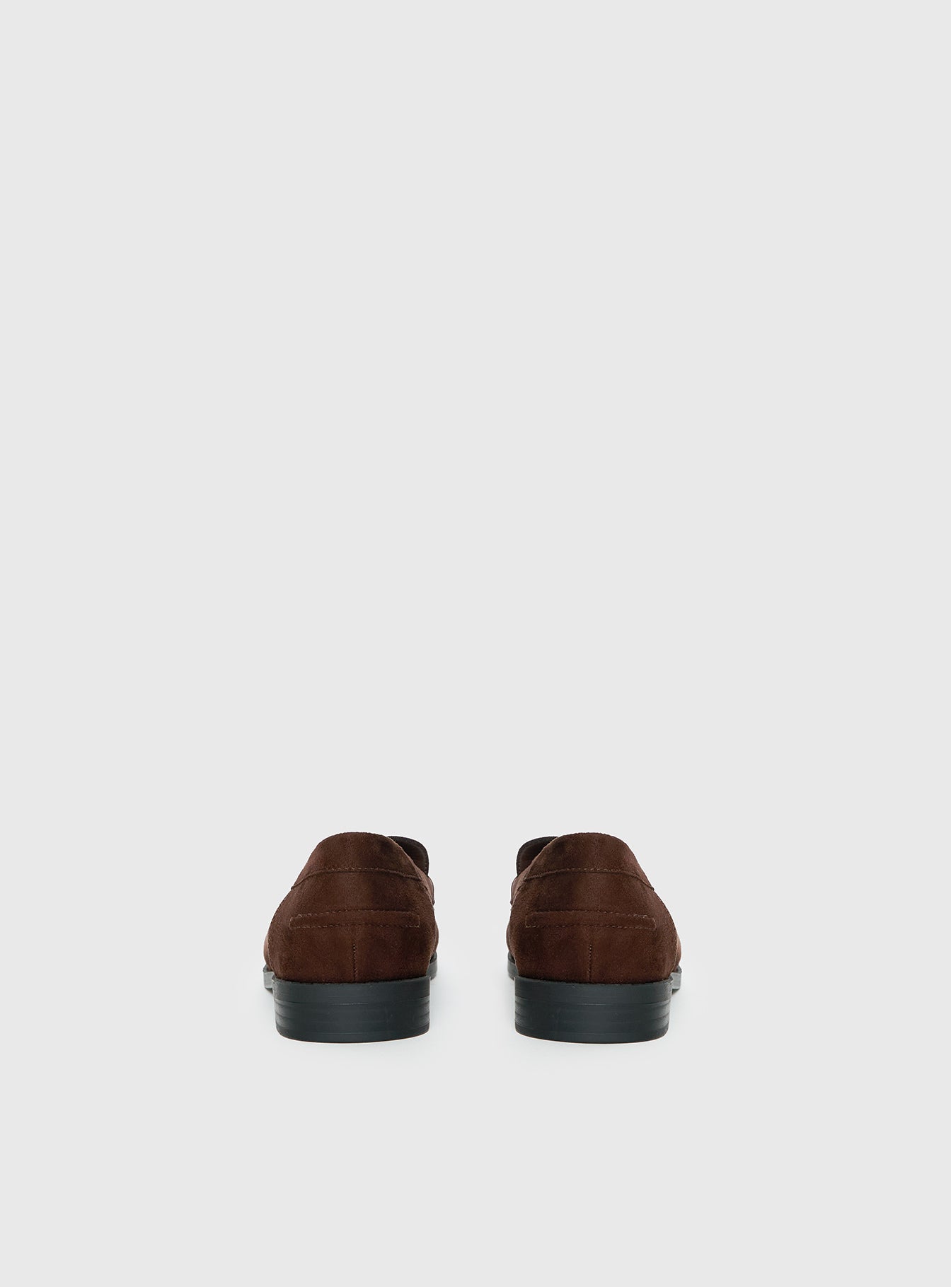 Therapy Albert Faux Suede Loafers Brown - Image 5