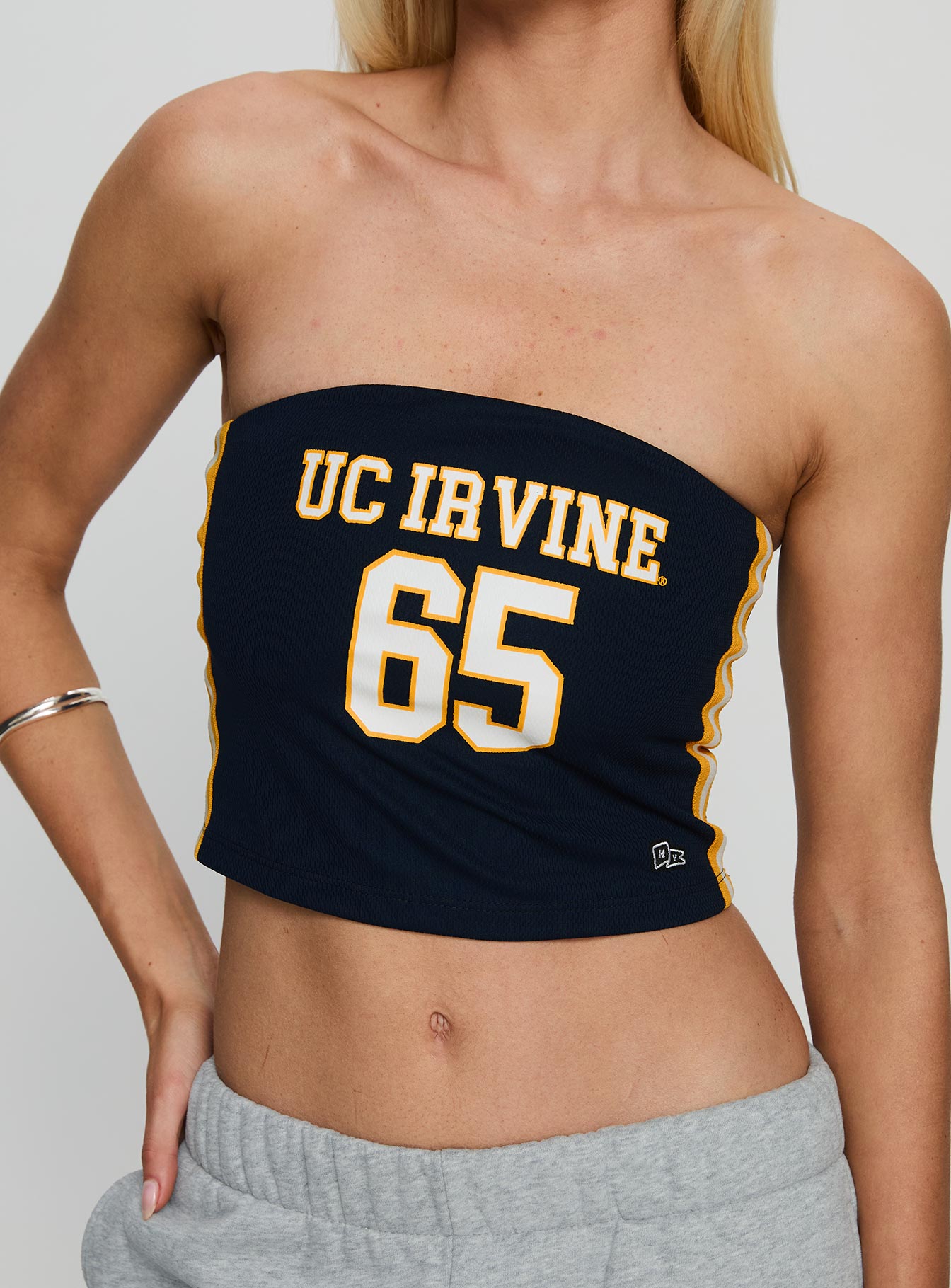Uc Irvine Jersey Tube Top Blue - Image 6