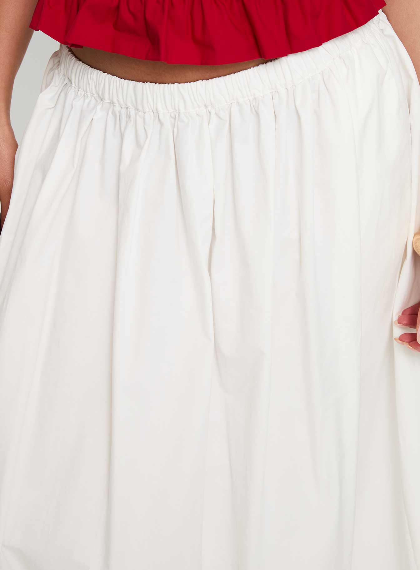 Felipa Maxi Skirt White - Image 6