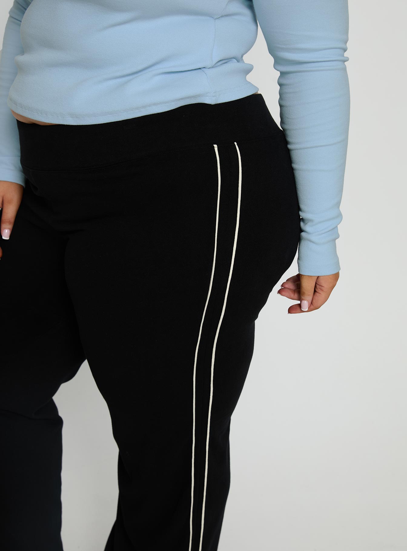 Ascenda Straight Leg Track Pant Black Curve - Image 5