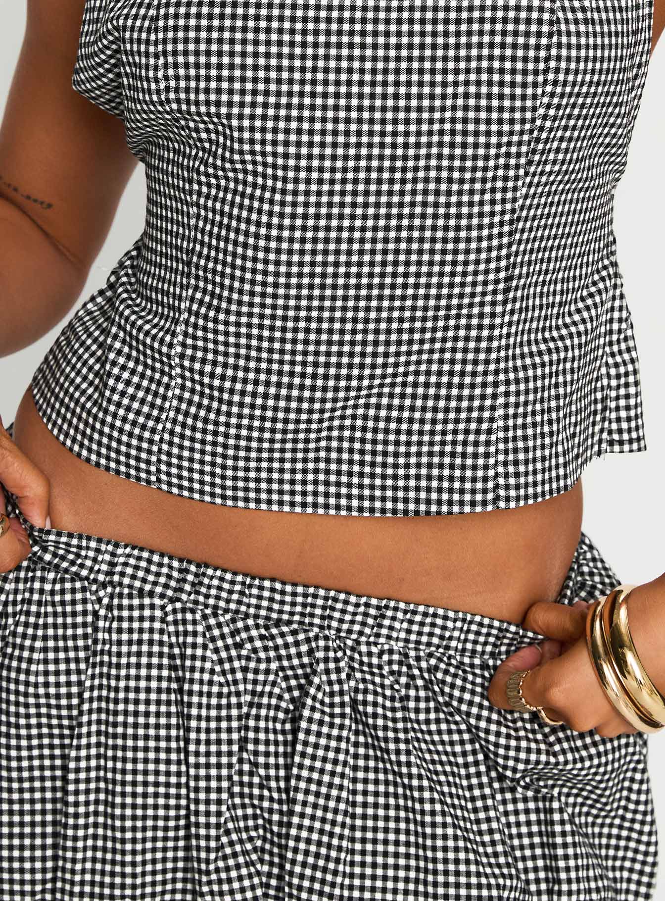 More My Jam Bubble Hem Set Black White - Image 6