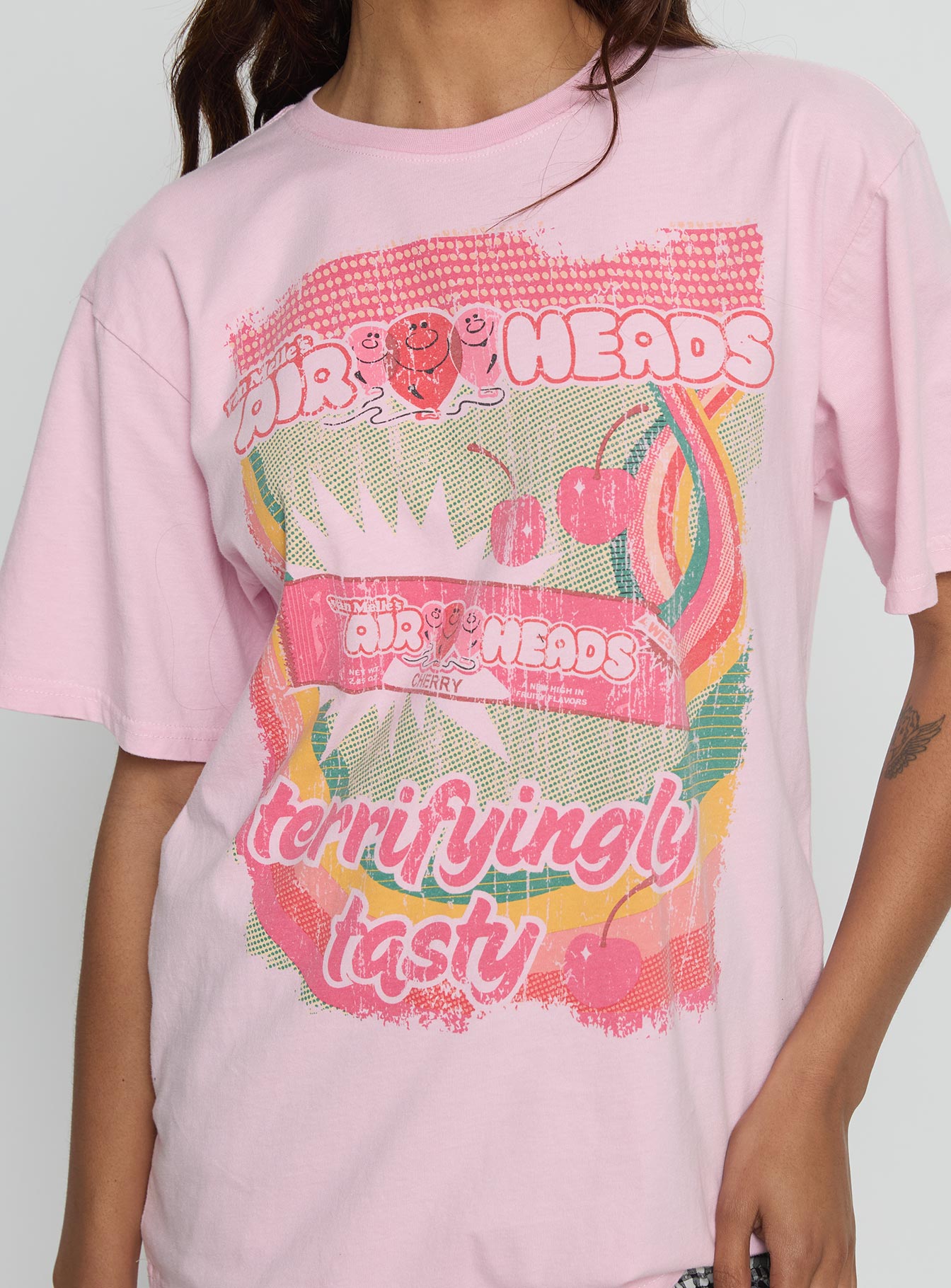 Airheads Oversized Graphic Tee Pink - Image 5