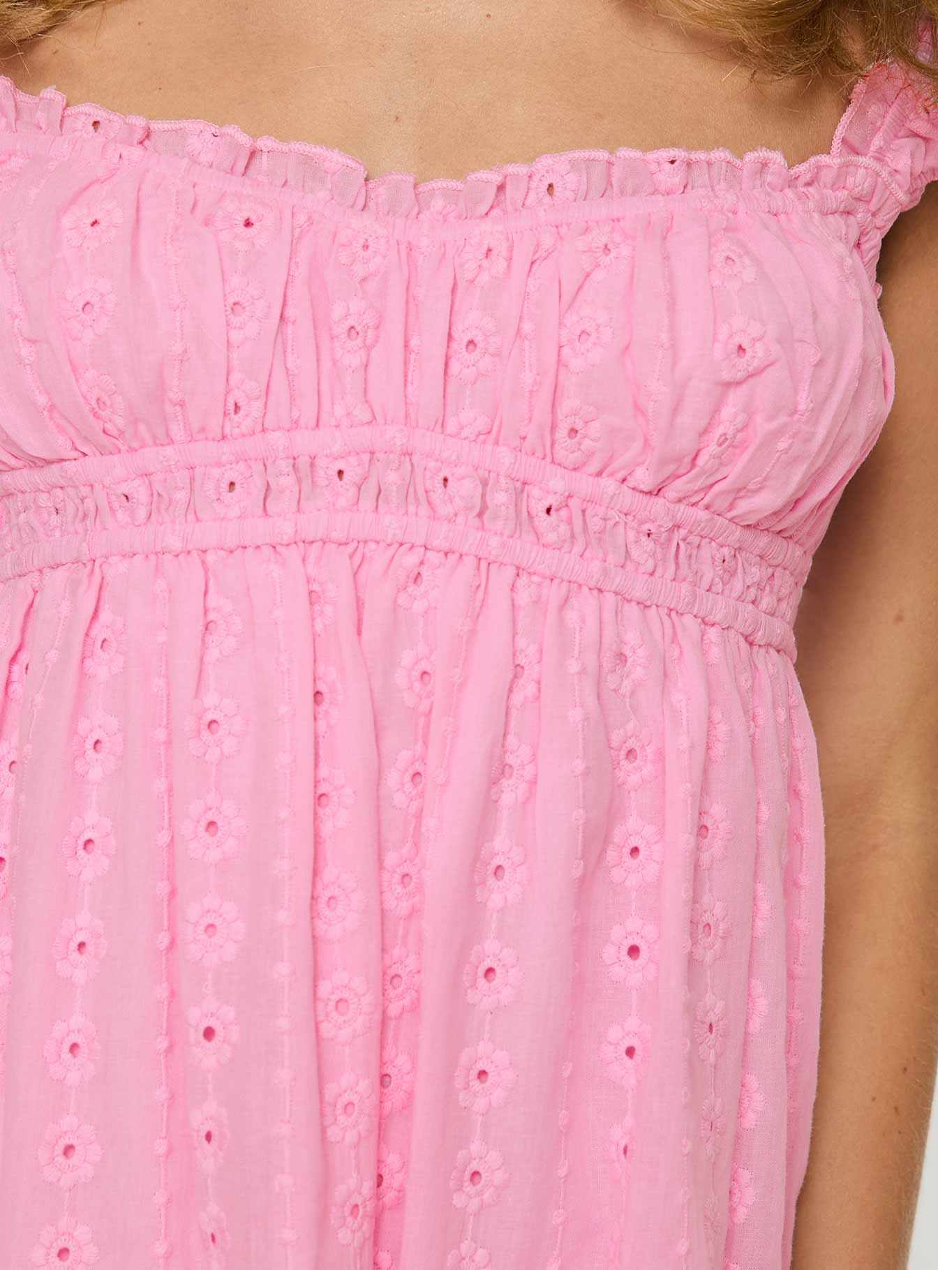 Carlita Mini Dress Pink Petite - Image 6
