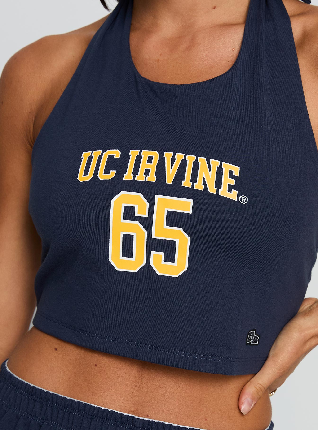 Uc Irvine Tailgate Halter Top Blue - Image 6