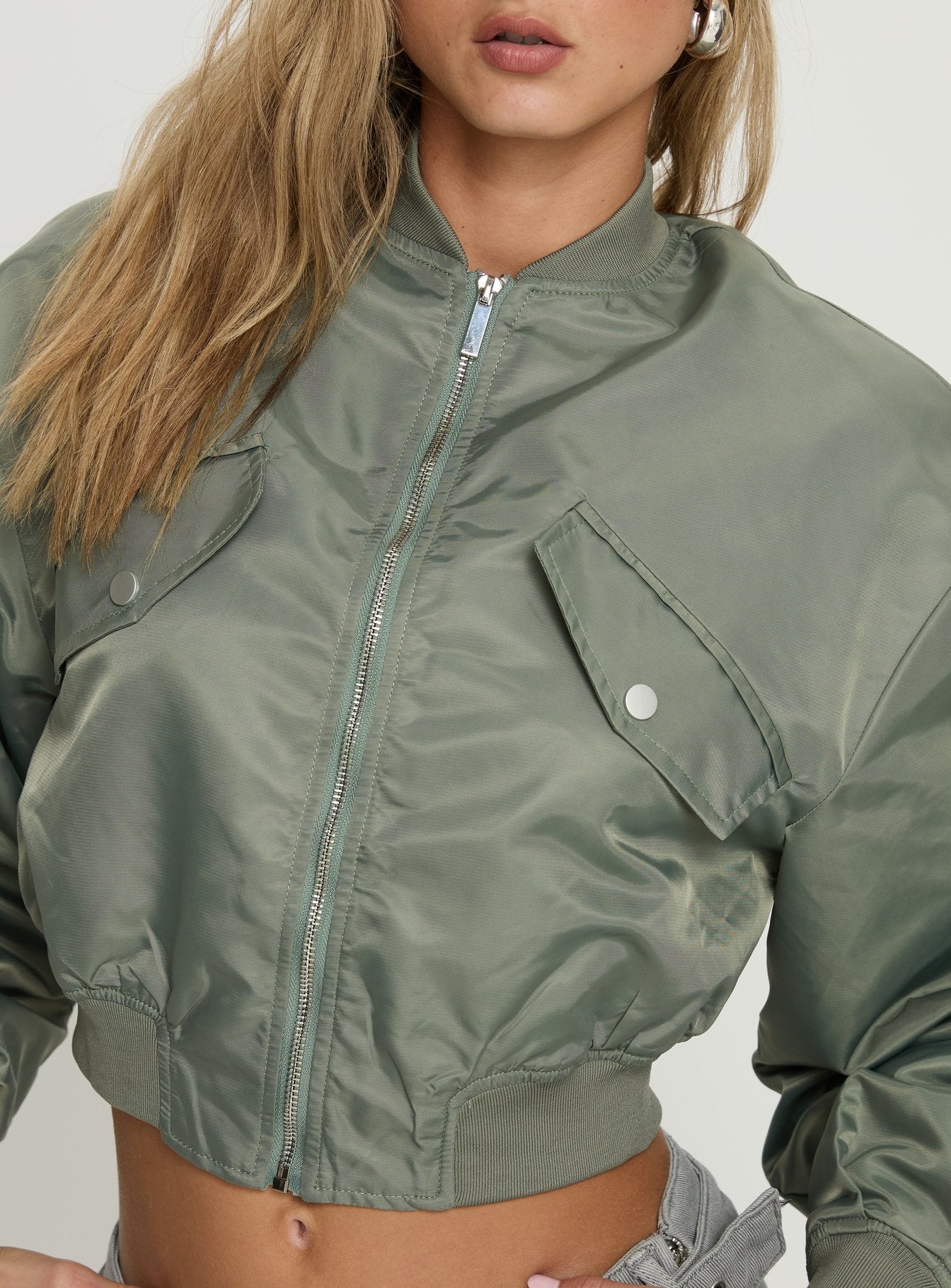 Thalya Bomber Jacket Green - Image 6