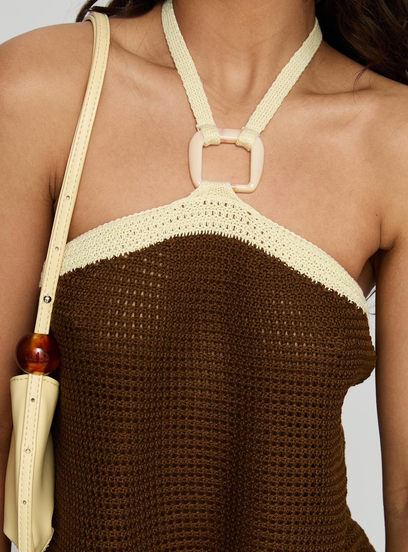 Contradiction Hardware Detail Top Brown Yellow - Image 6