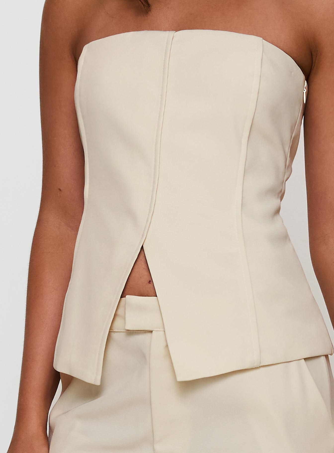 Lavish Living Strapless Top Cream - Image 6
