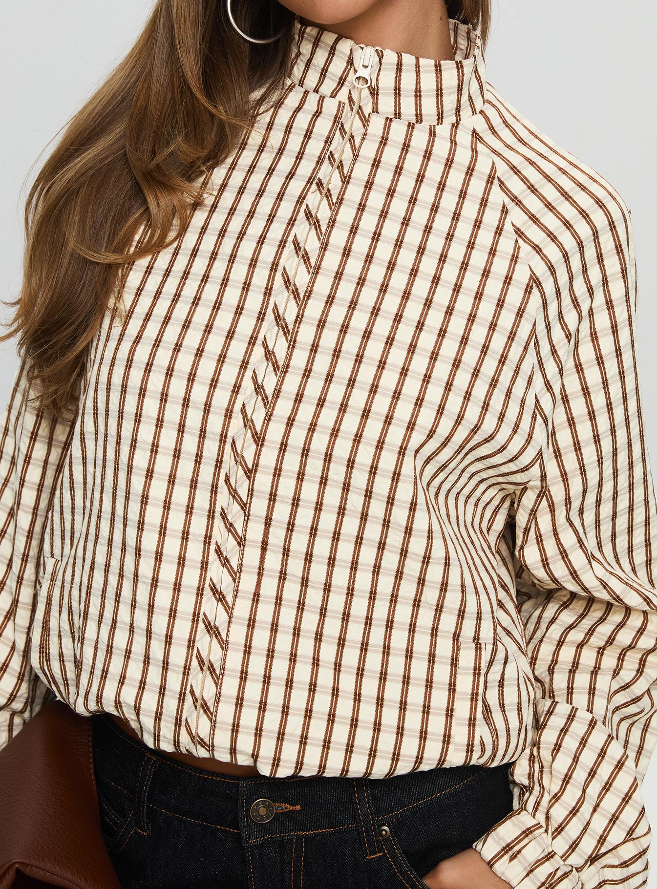 Kalle Jacket Brown Check - Image 6