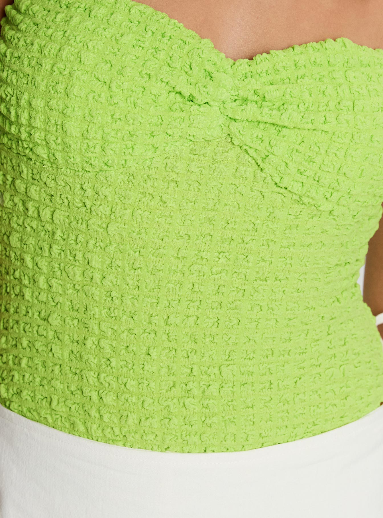 Private Party Strapless Bodysuit Green - Image 5