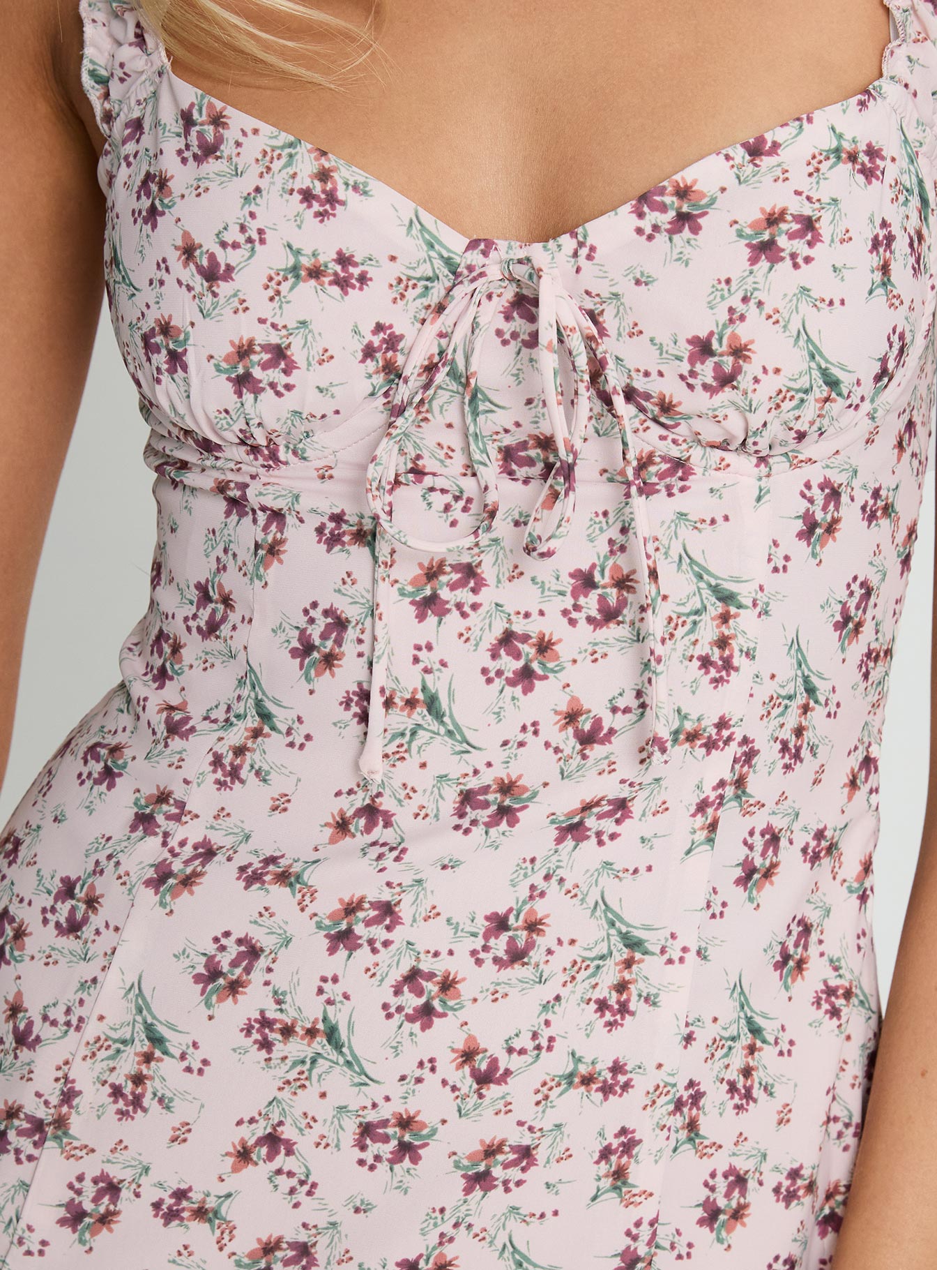 Sweetpea Mini Dress Multi Floral - Image 6